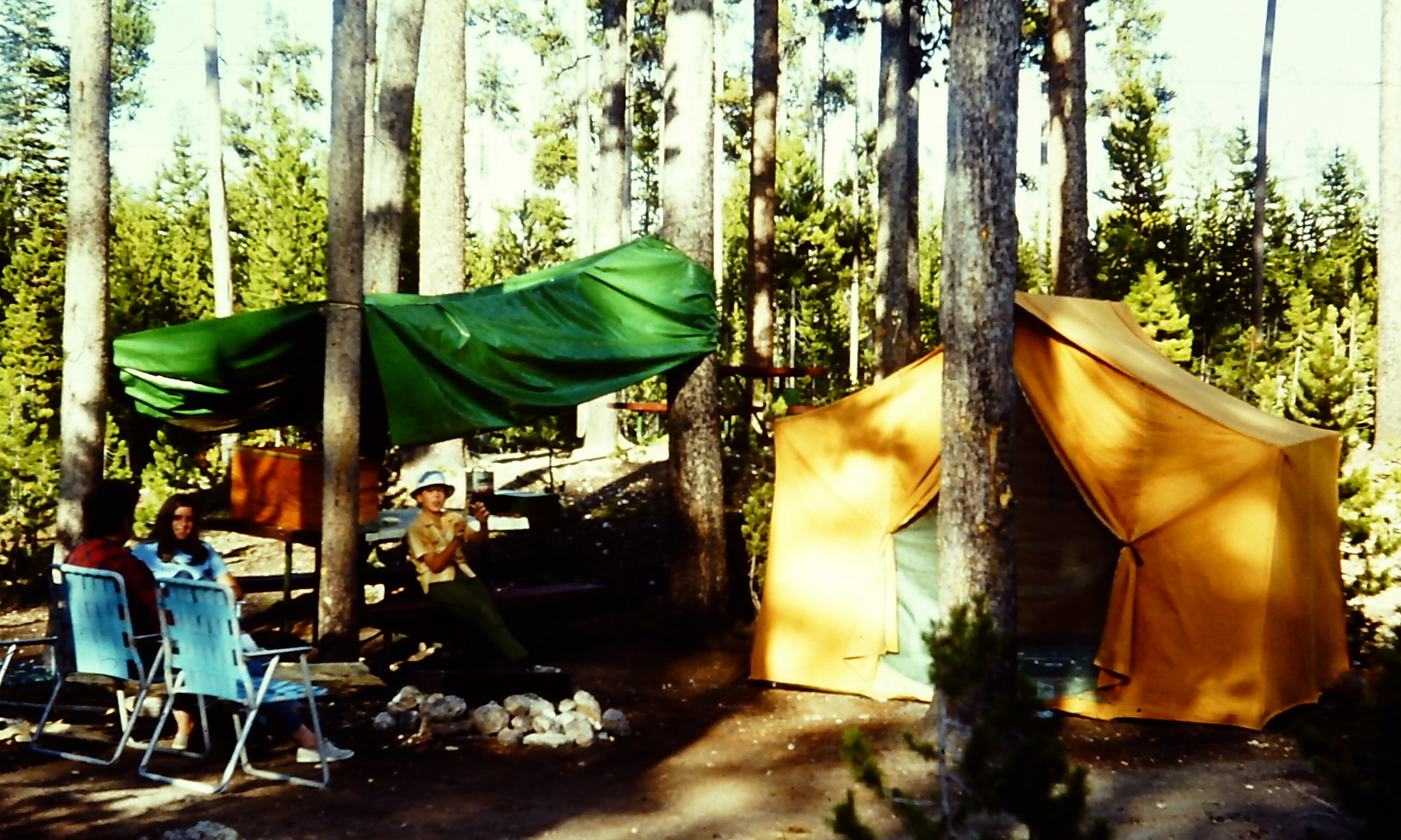 Madison Campground - Yellowstone - 1969