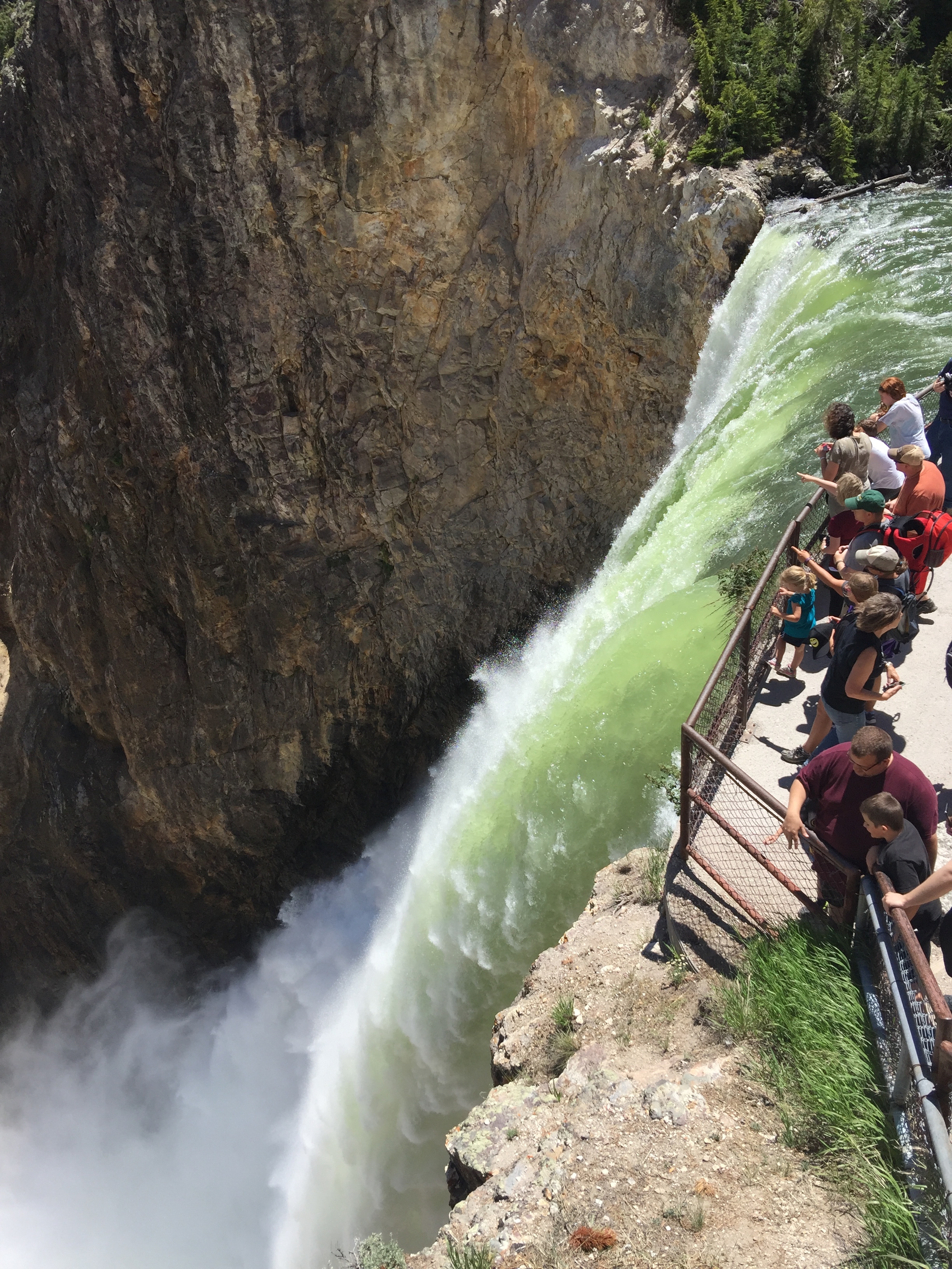  Brink of the Falls.&nbsp; Yikes! 