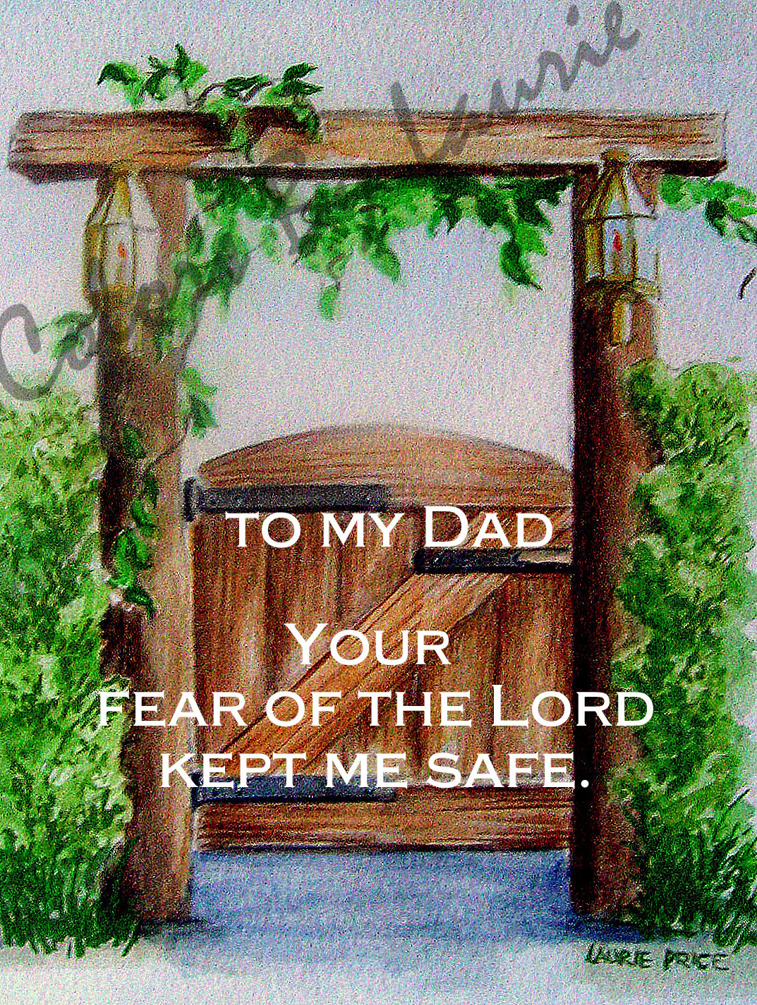 INSIDE: “In the fear of the Lord There is strong confidence, And his children will have refuge.” Proverbs 14:26 Happy Father’s Day!