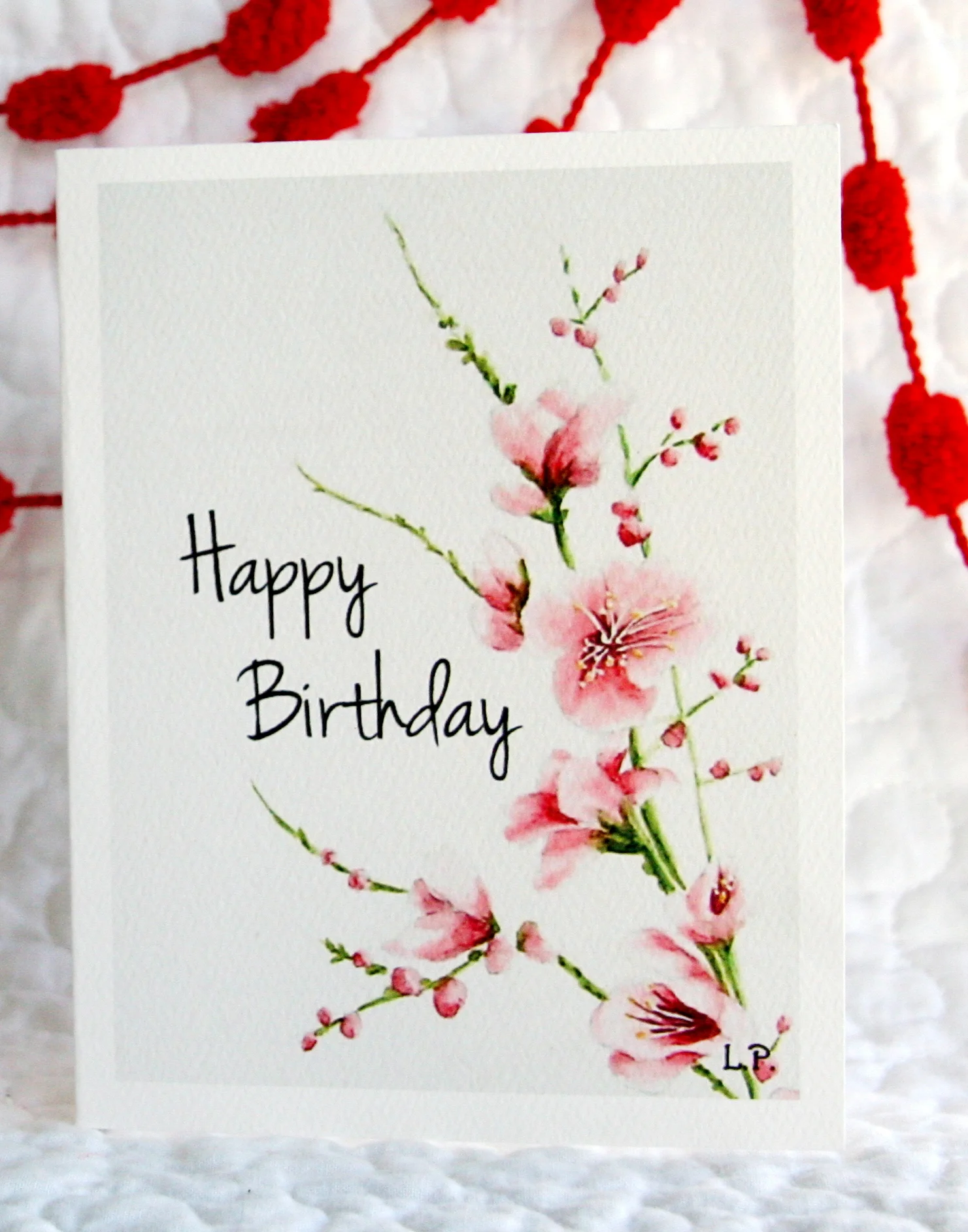 CHERRY BLOSSOMSINSIDE:&nbsp; “The lines have fallen to me in pleasant places;&nbsp; Indeed, my heritage is beautiful to me.”&nbsp; Psalm 16:6&nbsp; Celebrating life with you!