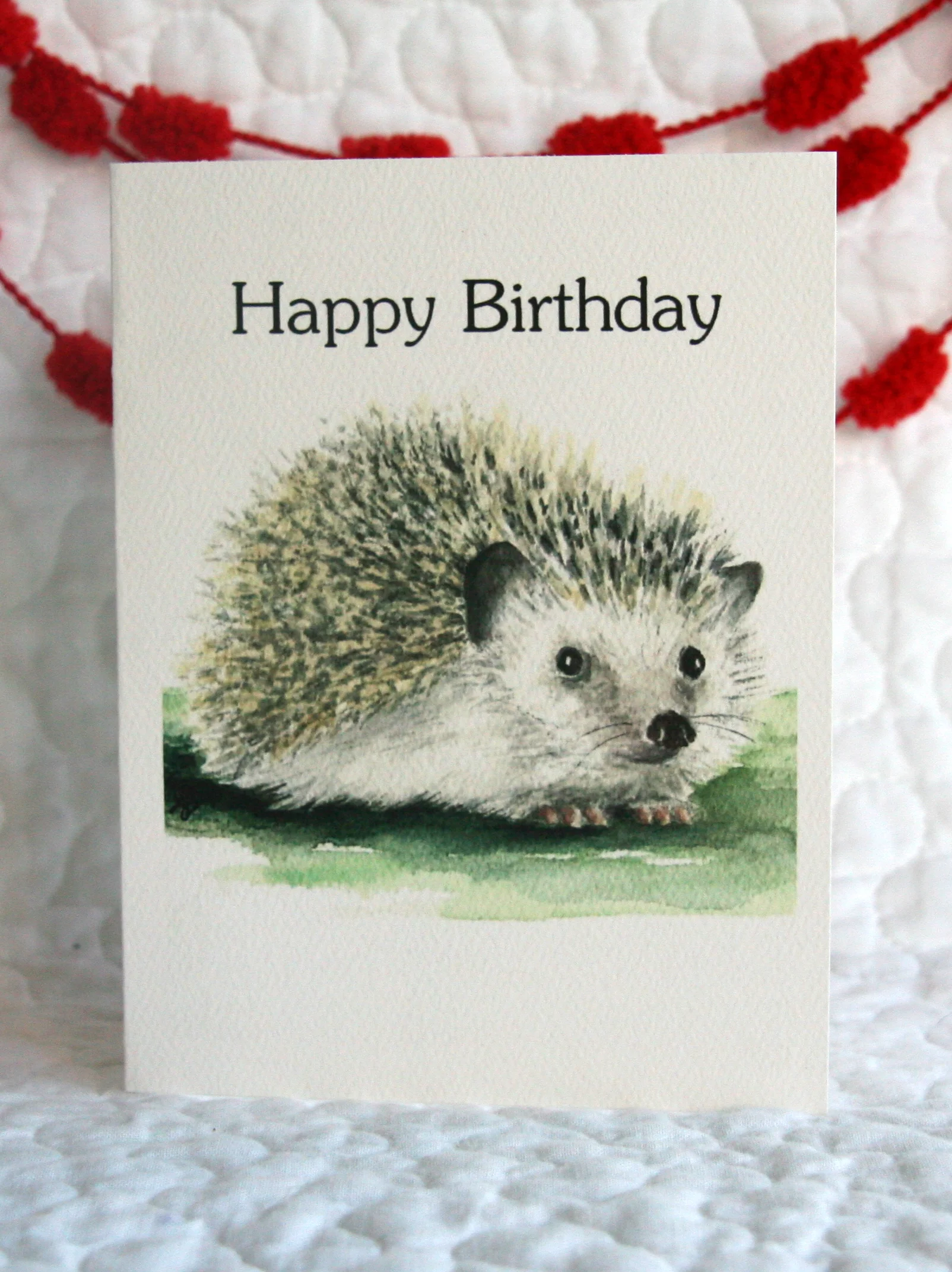 HEDGEHOG - HAPPY BIRTHDAYINSIDE:&nbsp; ...to loveable you!
