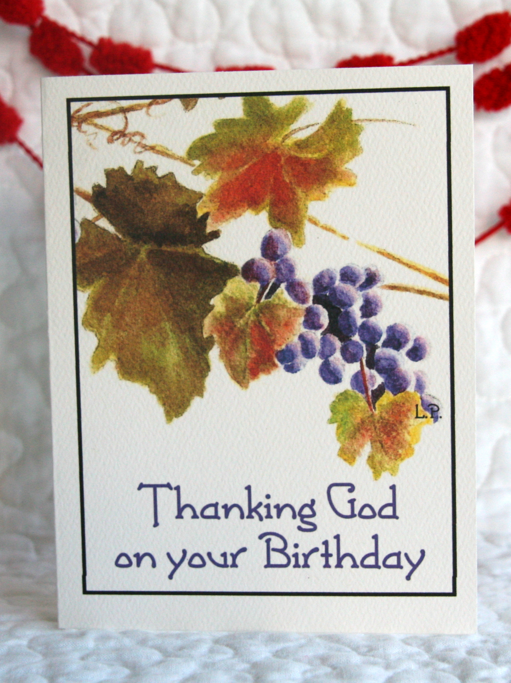 LEAVES & GRAPES INSIDE: …for you! “The grace of our Lord Jesus Christ be with you.” 1 Thessalonians 5:28