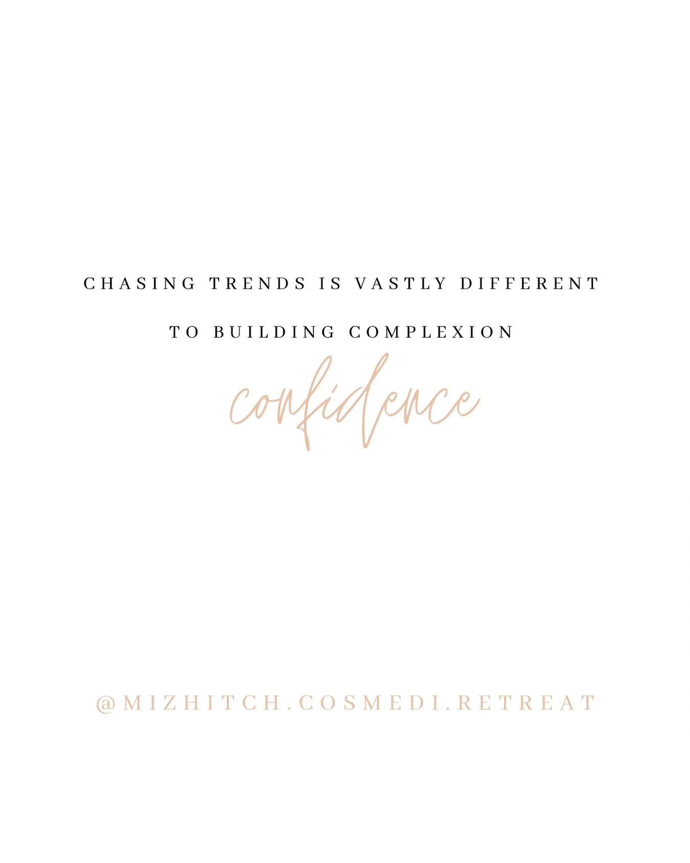 Trends fade. Confidence doesn&rsquo;t. 

At MizHitch, we don&rsquo;t chase trends, we build confidence - through tailored treatments and exceptional knowledge💫

#MizHitch - #Gladstone
www.MizHitch.com.au

#skin #cqSkin #SkinConfidence #SkinHealth #A