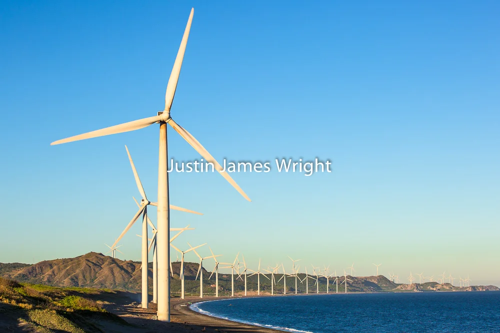 Bangui Bay Wind Farm, Ilocos Norte, Philippines Philippine Image # 4159 If you wish to purchase a photography print of this image, or would like to license this image please contact us using the form below. Please kindly include the Image Title and Image Ref # in your message, we will get back to you.