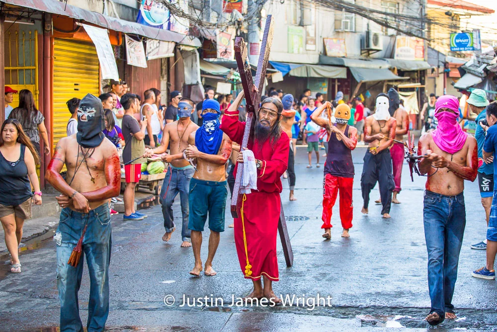 Good Friday Celebrations - April 2017. Canon EOS 5D Mk III, EF 70-200mm F4/L @ F4, 70mm, 1/200 sec. From the Photographic Story : A Decade on One Street.