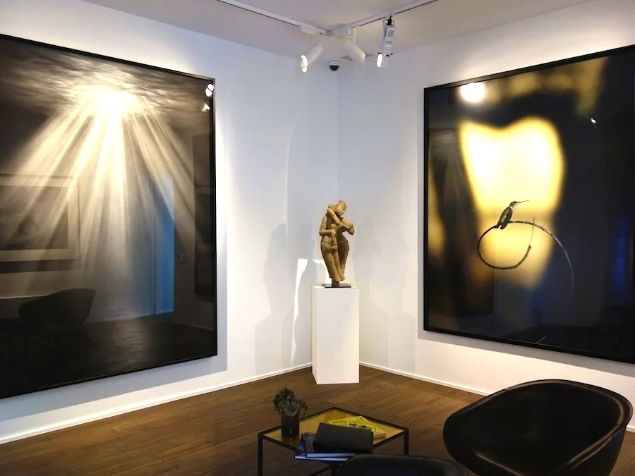 Displaying a collection at the Maison Particulière in Brussels, Belgium.