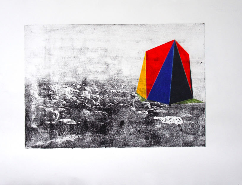 Fabien Granet, xylogravure, 50x65cm