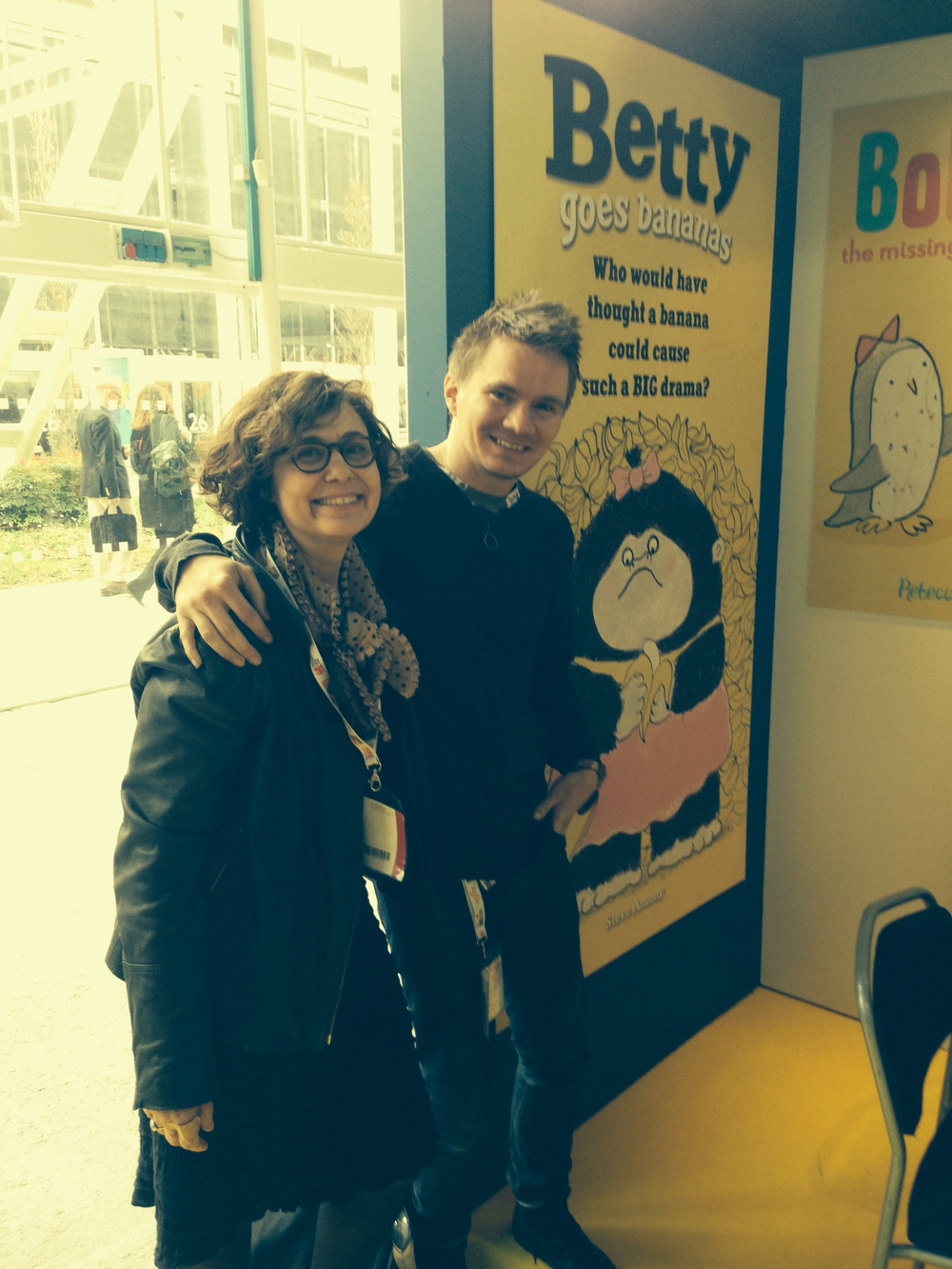 Me and Betty's US publisher.