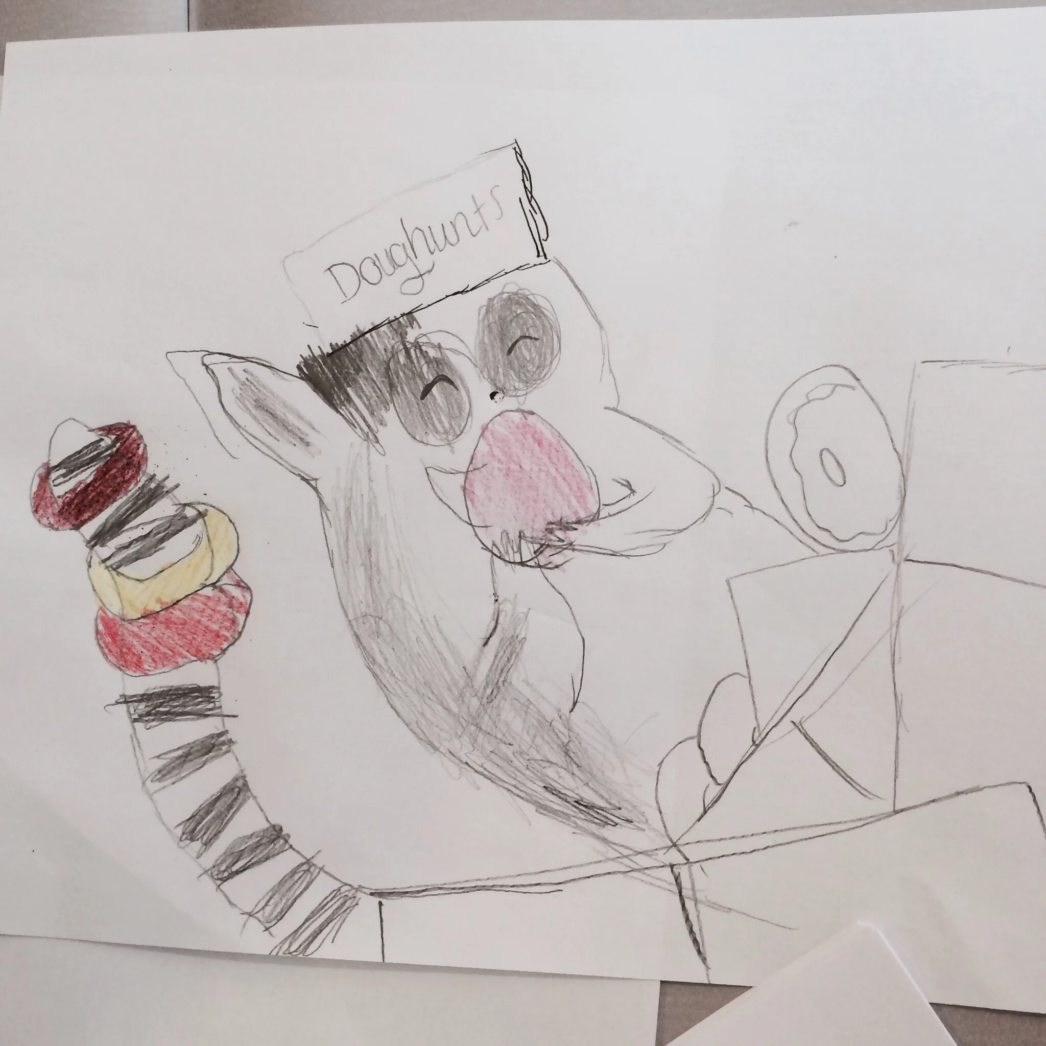 The lemur from 'Please Mr Panda' by Elliot, age 9. Fantastic!