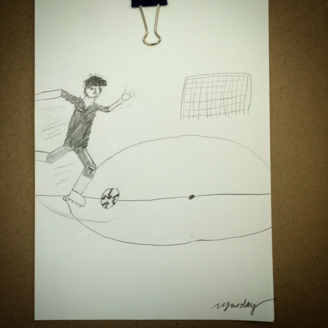 An awesome footballer by Sinan.