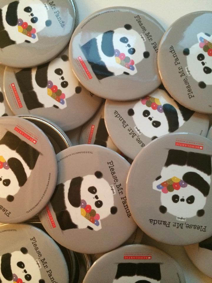 I was given these by Scholastic, Panda's US publisher, yesterday.