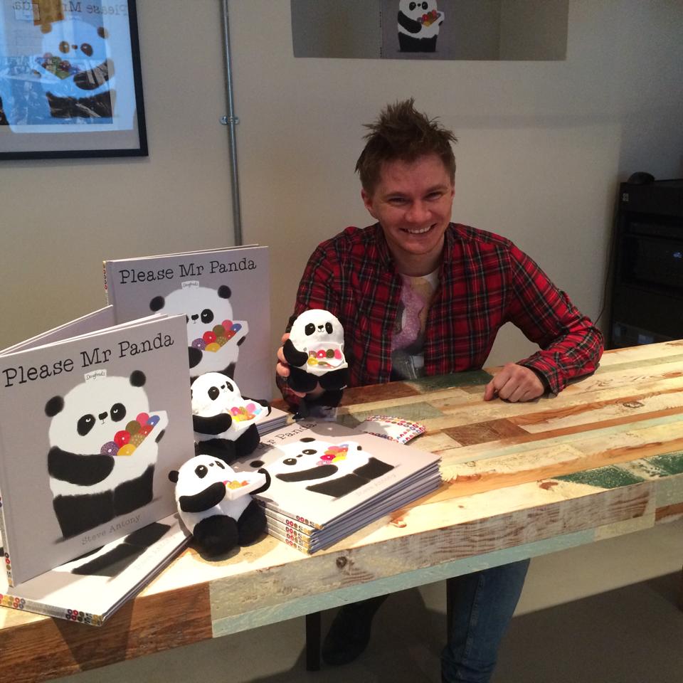 Me at the Mr Panda launch hosted by Hodder Children's.
