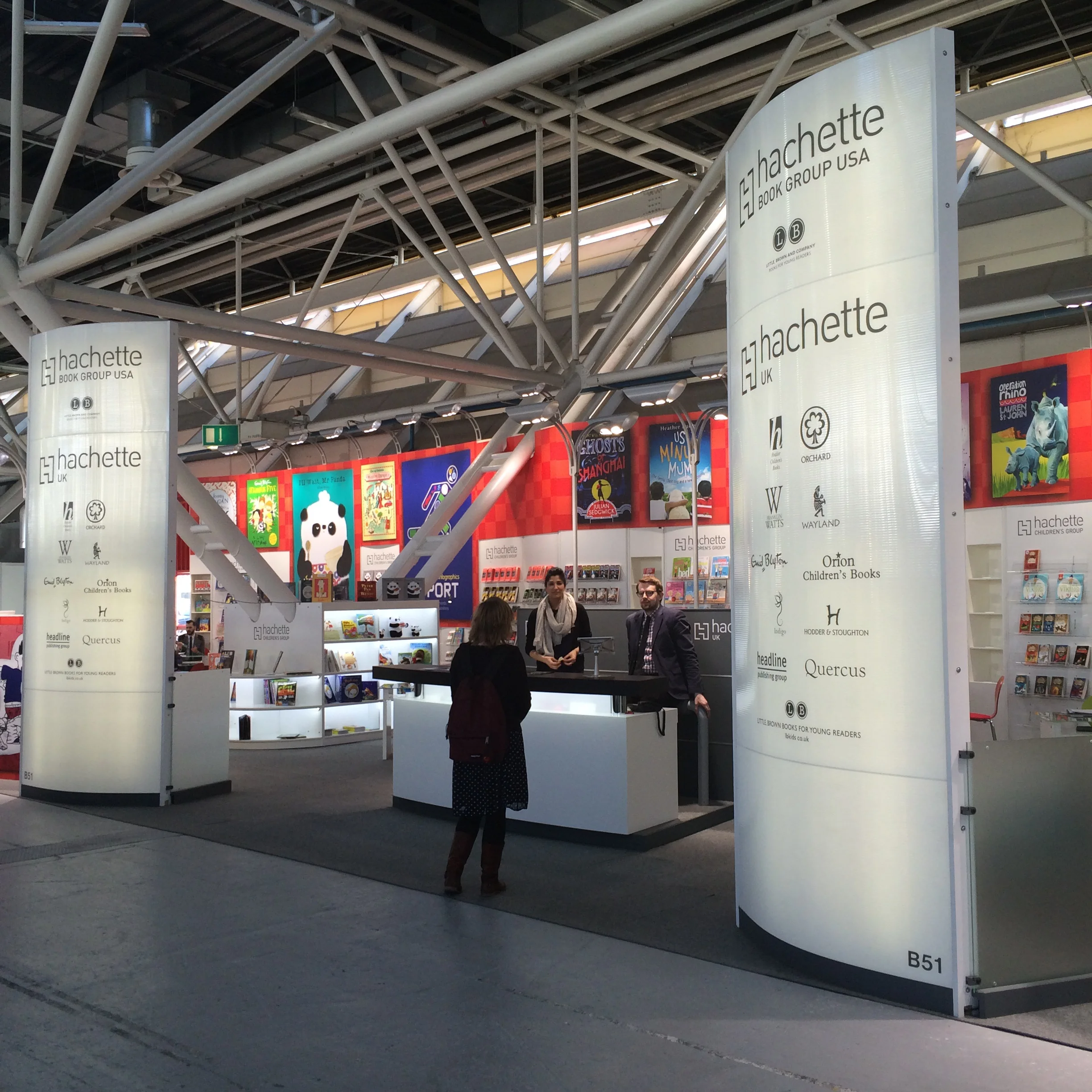 The Hachette stand.