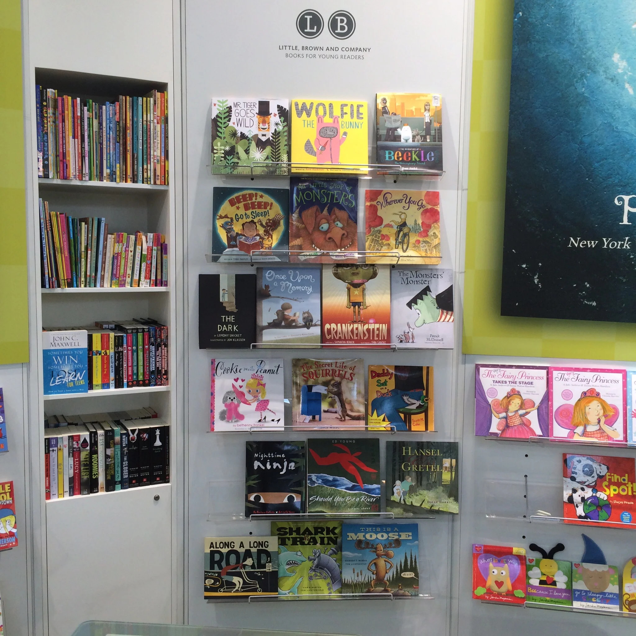 Little Brown's section of the Hachette stand.