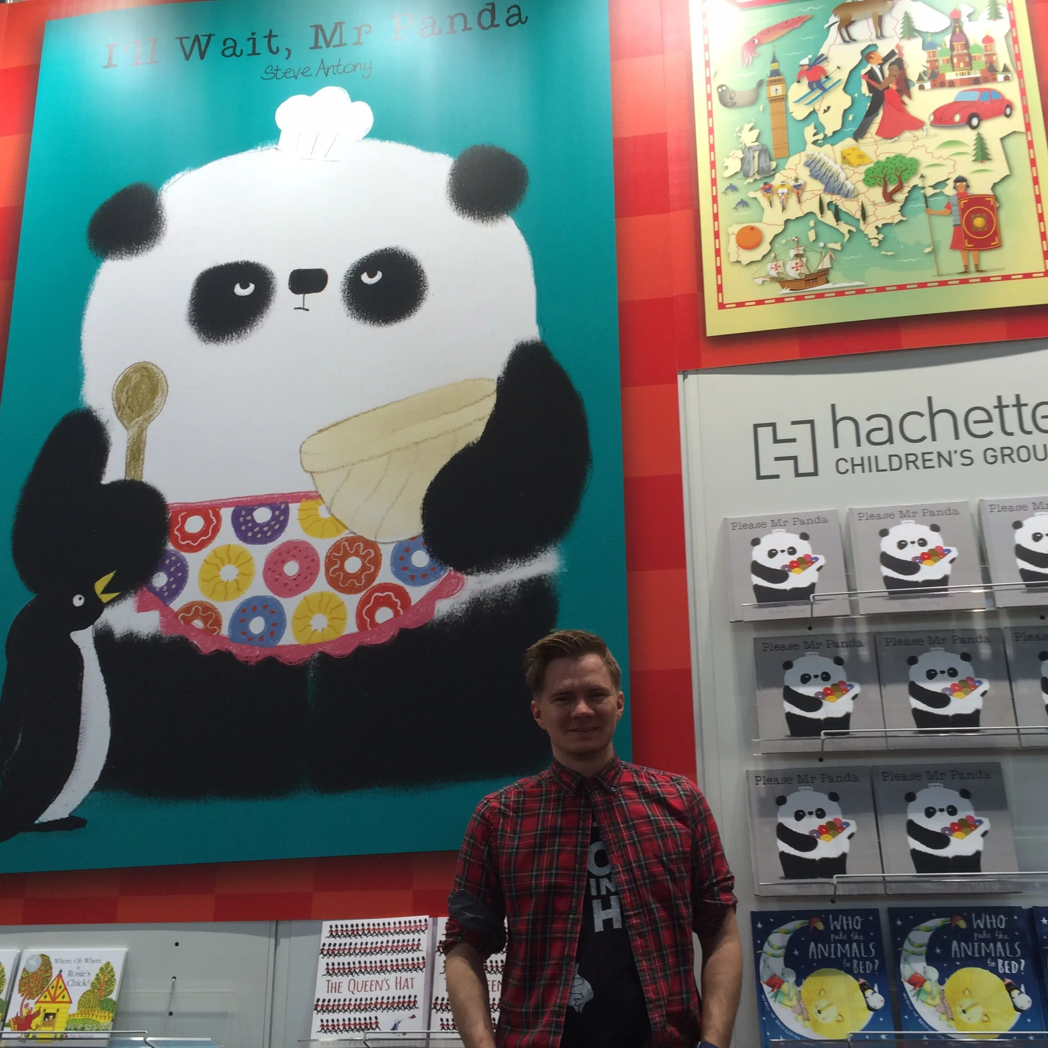 The big poster for 'I'll Wait, Mr Panda'.