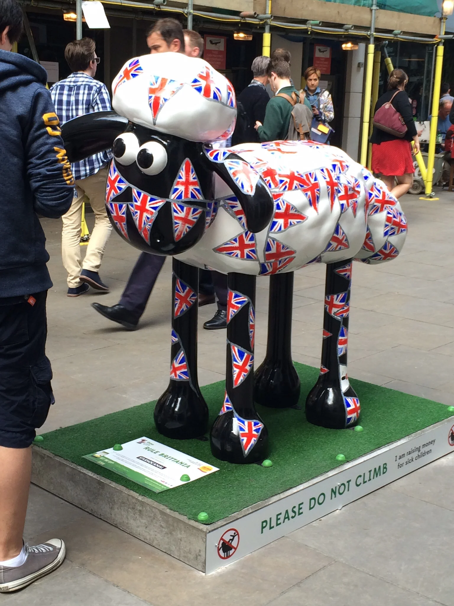 My statue is located at the corner of Carnaby Street, London.