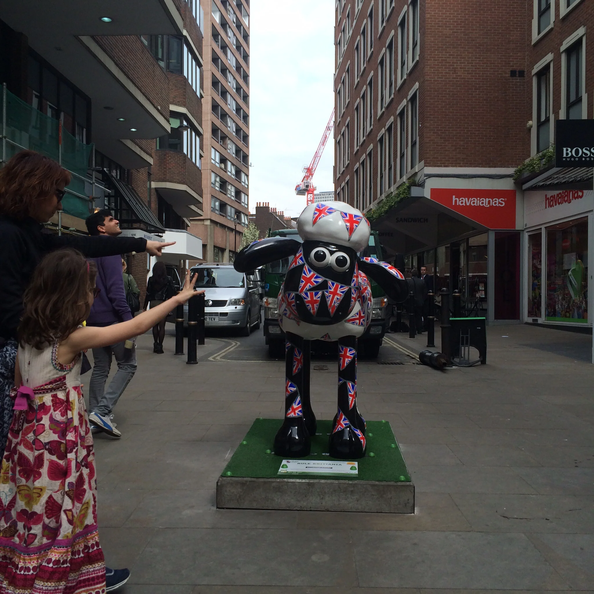 It was great to see lots of people having their photo taken next to him.