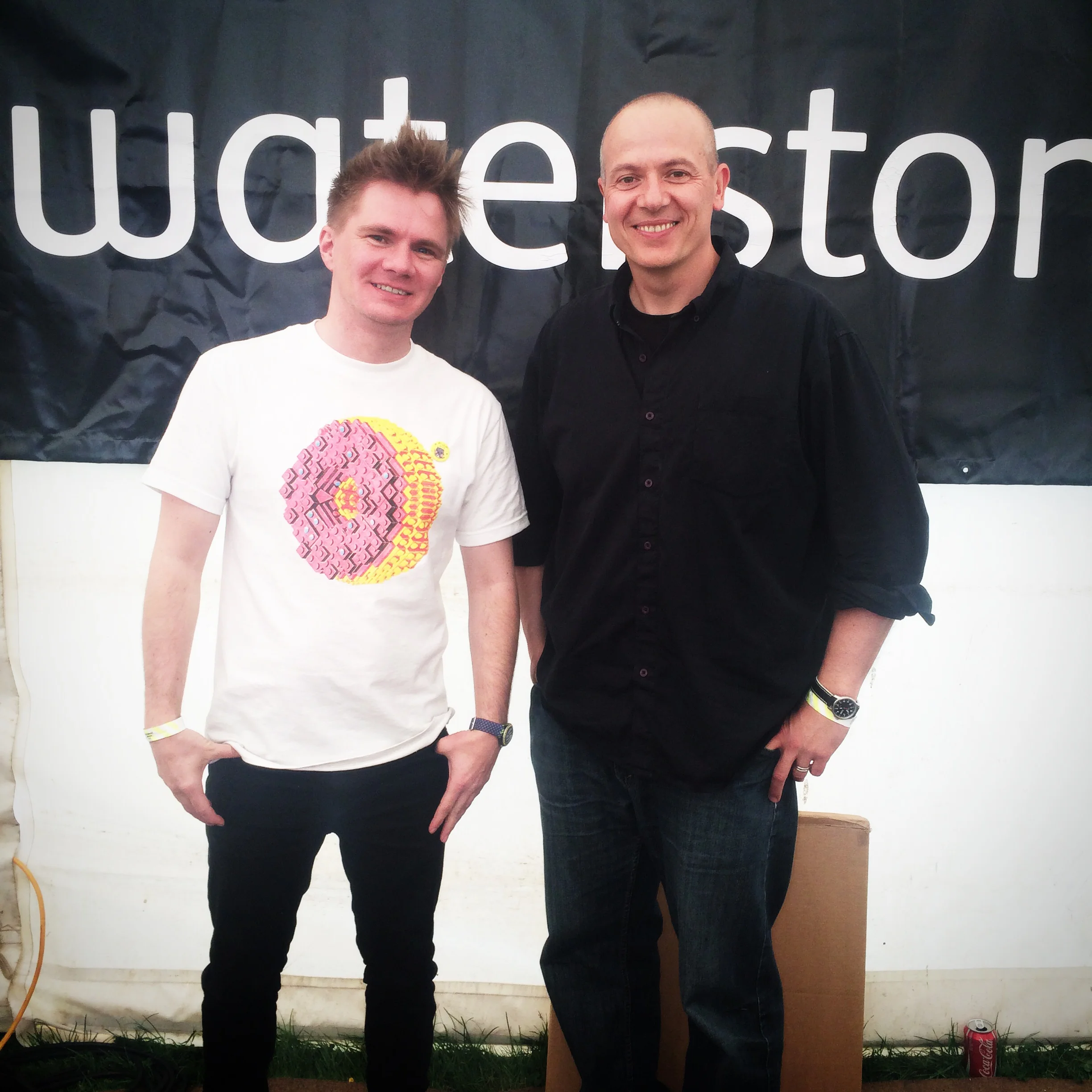 Here, I'm with the über-talented Petr Horáček.