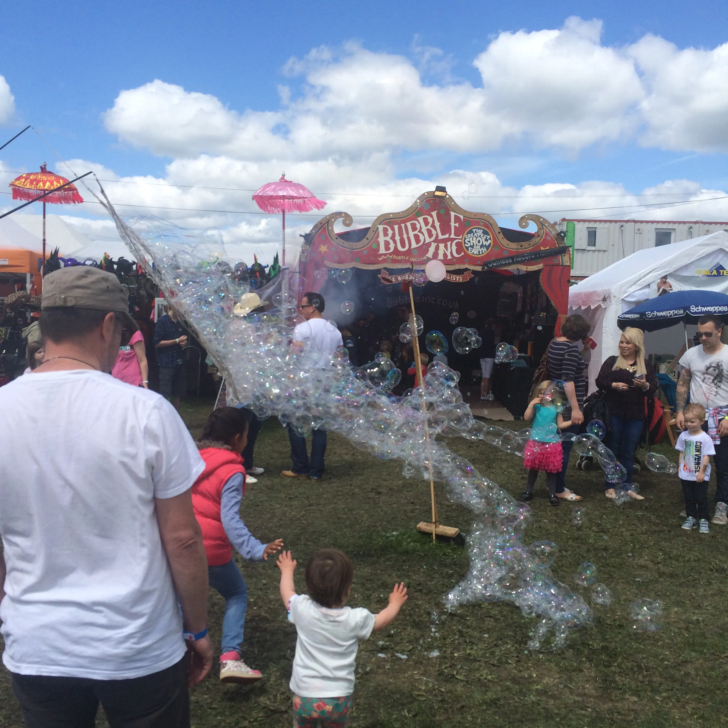 And there were bubbles, too.