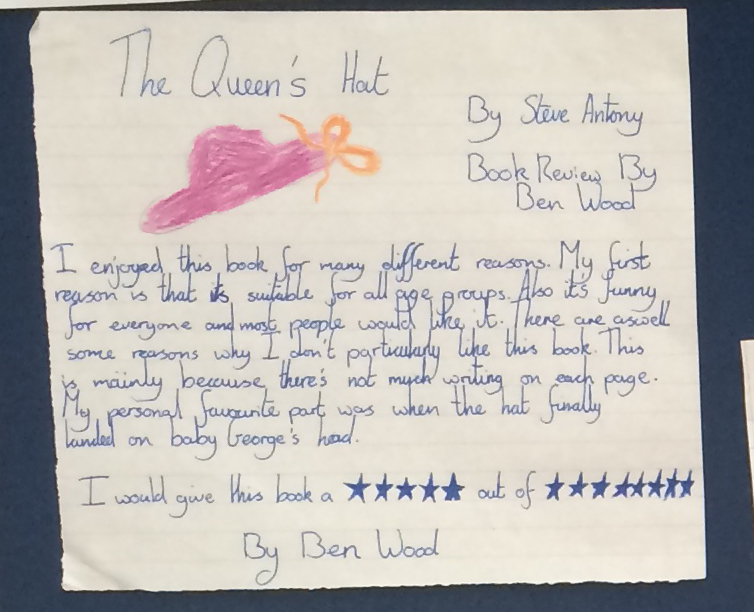 Cheers, Ben! A fantastic book review! I give your review five out of five!