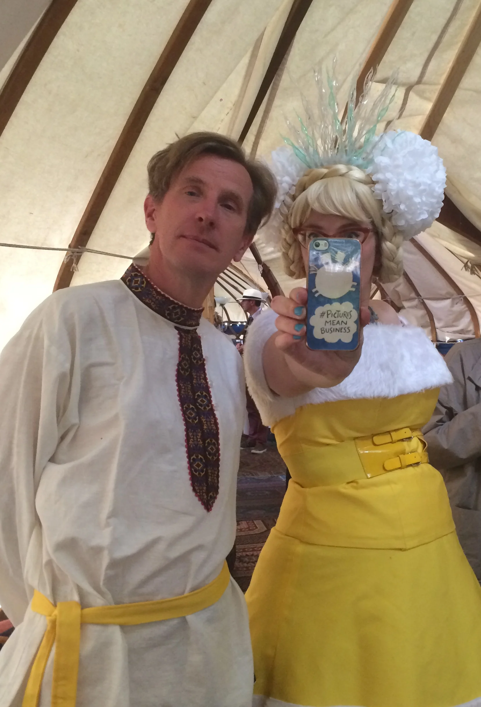 In the yurt with the dynamic duo, Philip Reeve and Sarah McIntyre