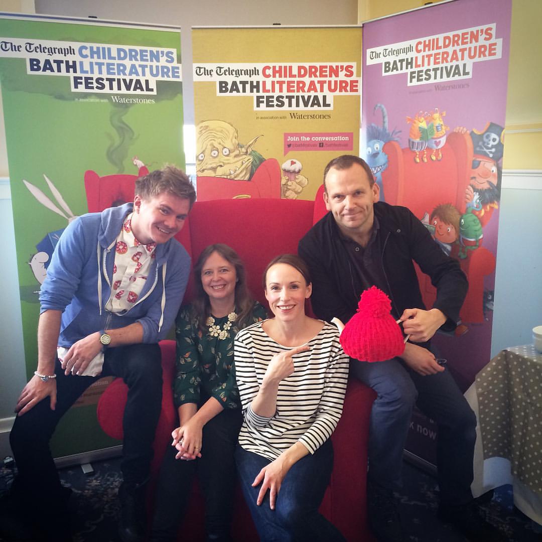 Bath Festival. OK, so now I've got to share the chair with Jo Empson, Sophy Henn and John Mclay.