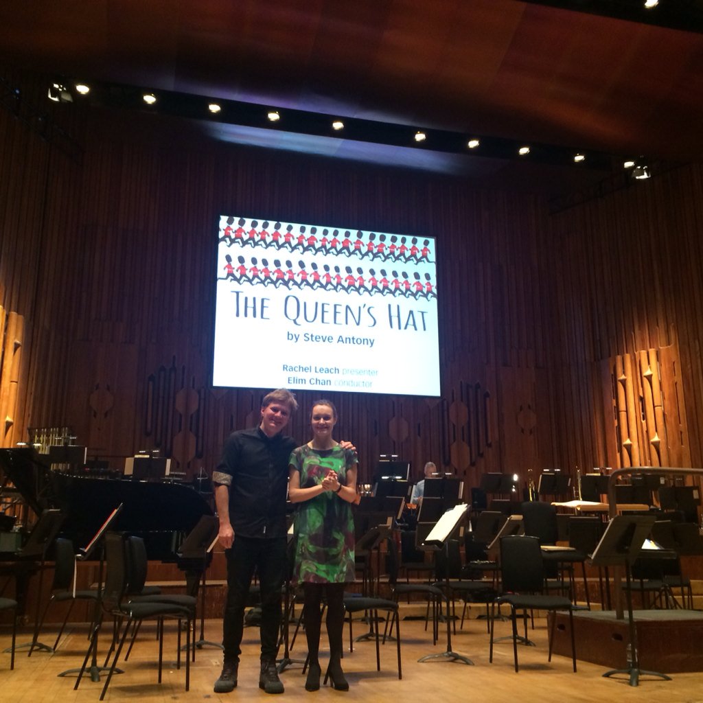 Me and the hugely talented composer/presenter, Rachel Leach.