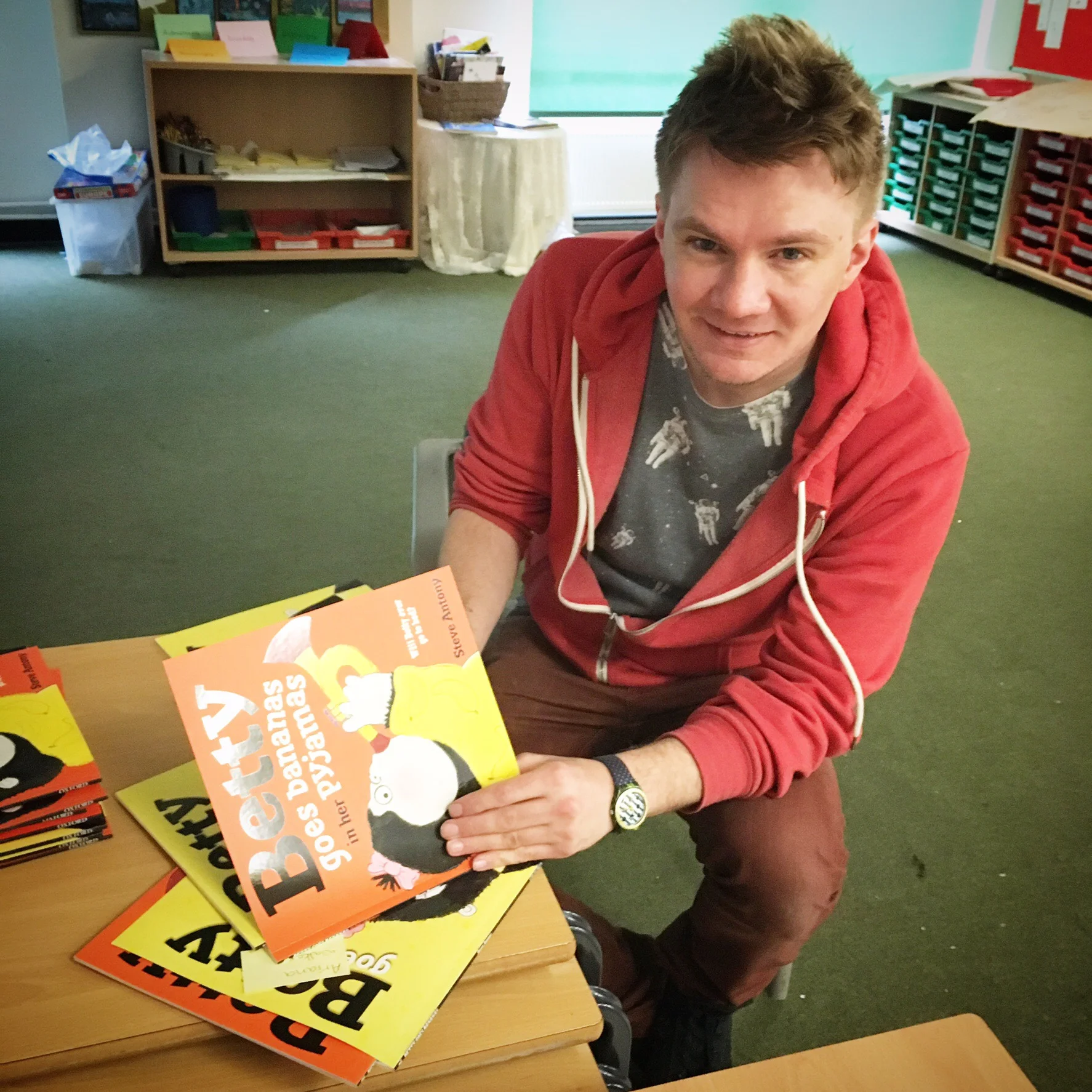 Visiting schools in Hertfordshire.