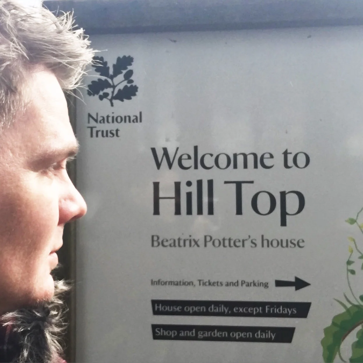 For the National Trust event, I stayed next door to Beatrix Potter's house.