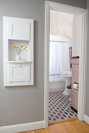 A view into the Master Bath