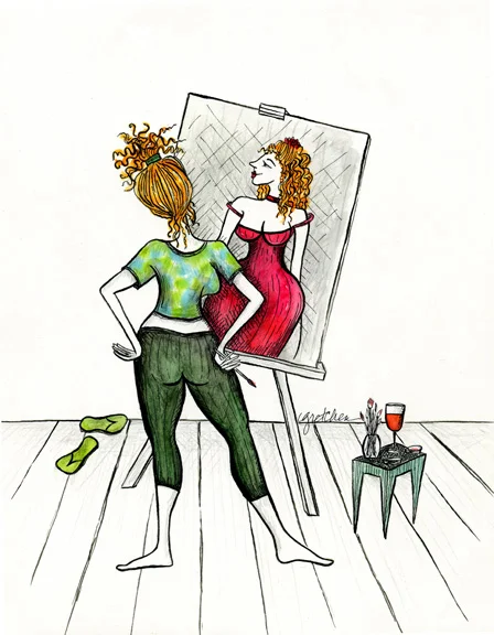 artist, paint thyself. 