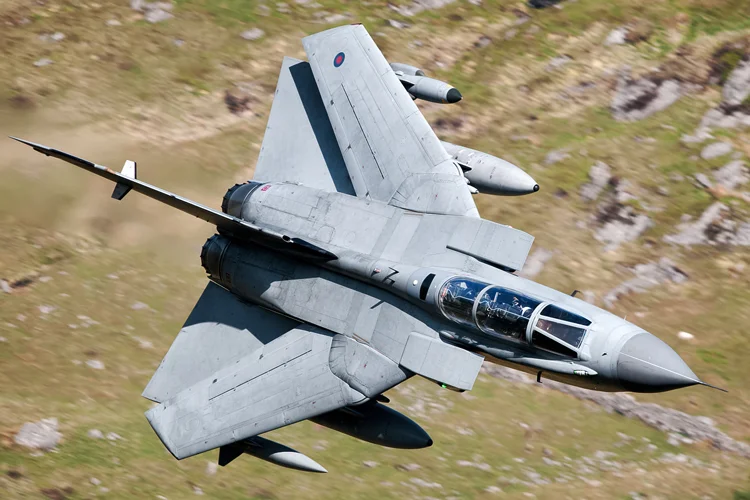 67º wing swept Tornado GR4 from RAF Marham.