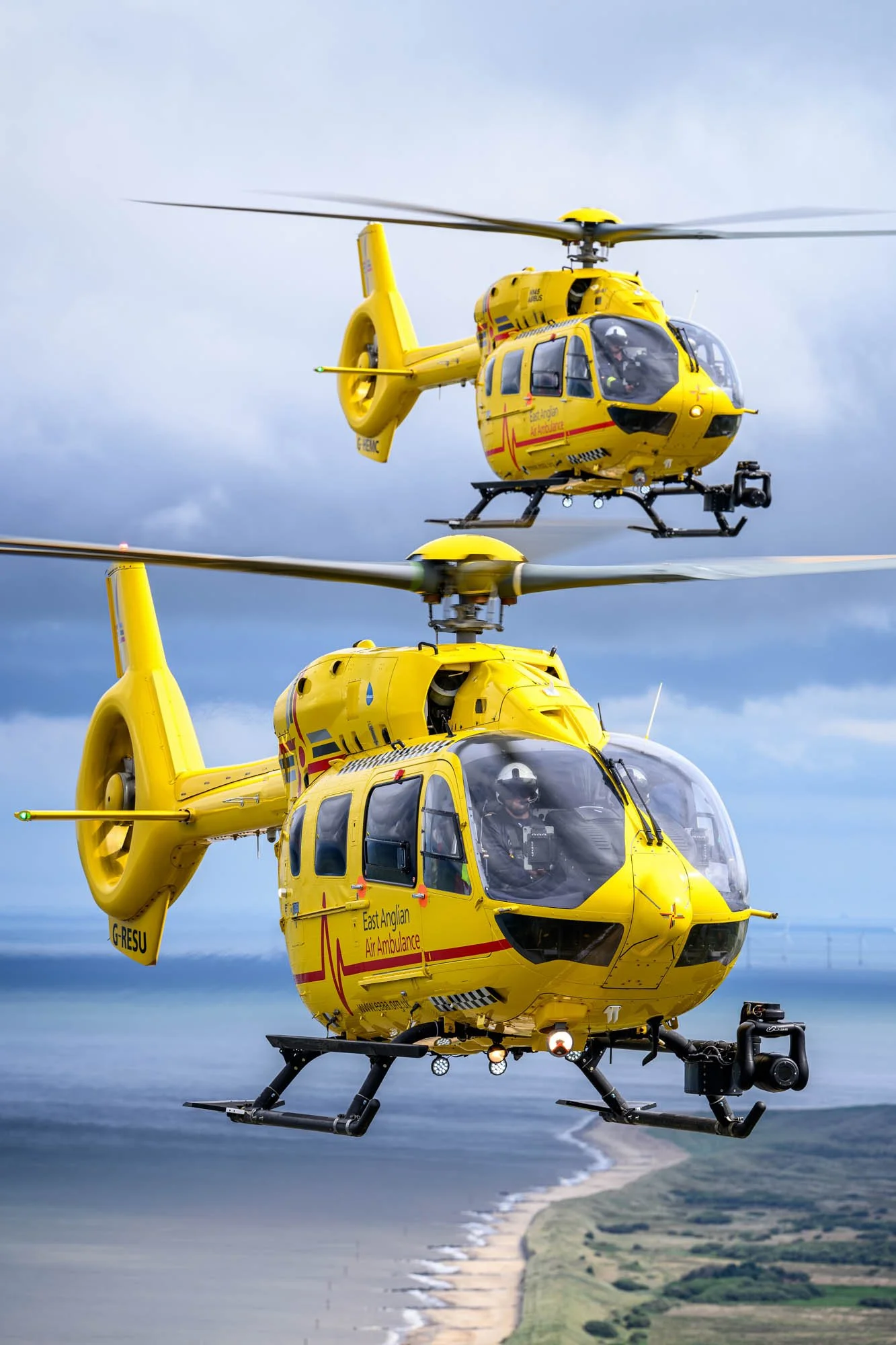 East Anglia Air Ambulance Airbus H145 Helicopters