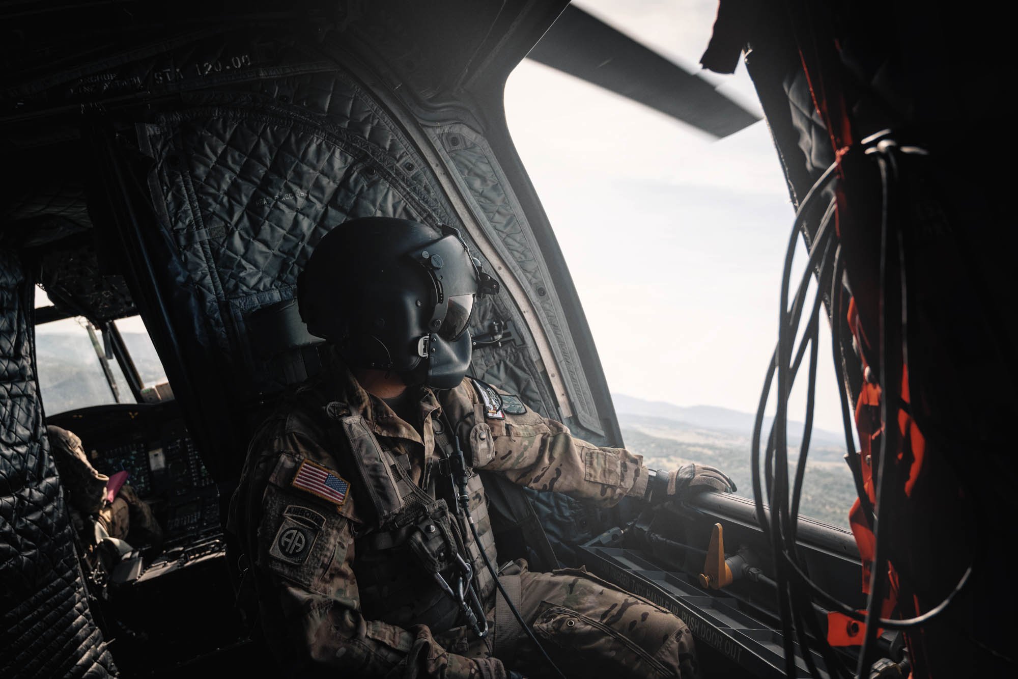 US Army National Guard Crew Chief