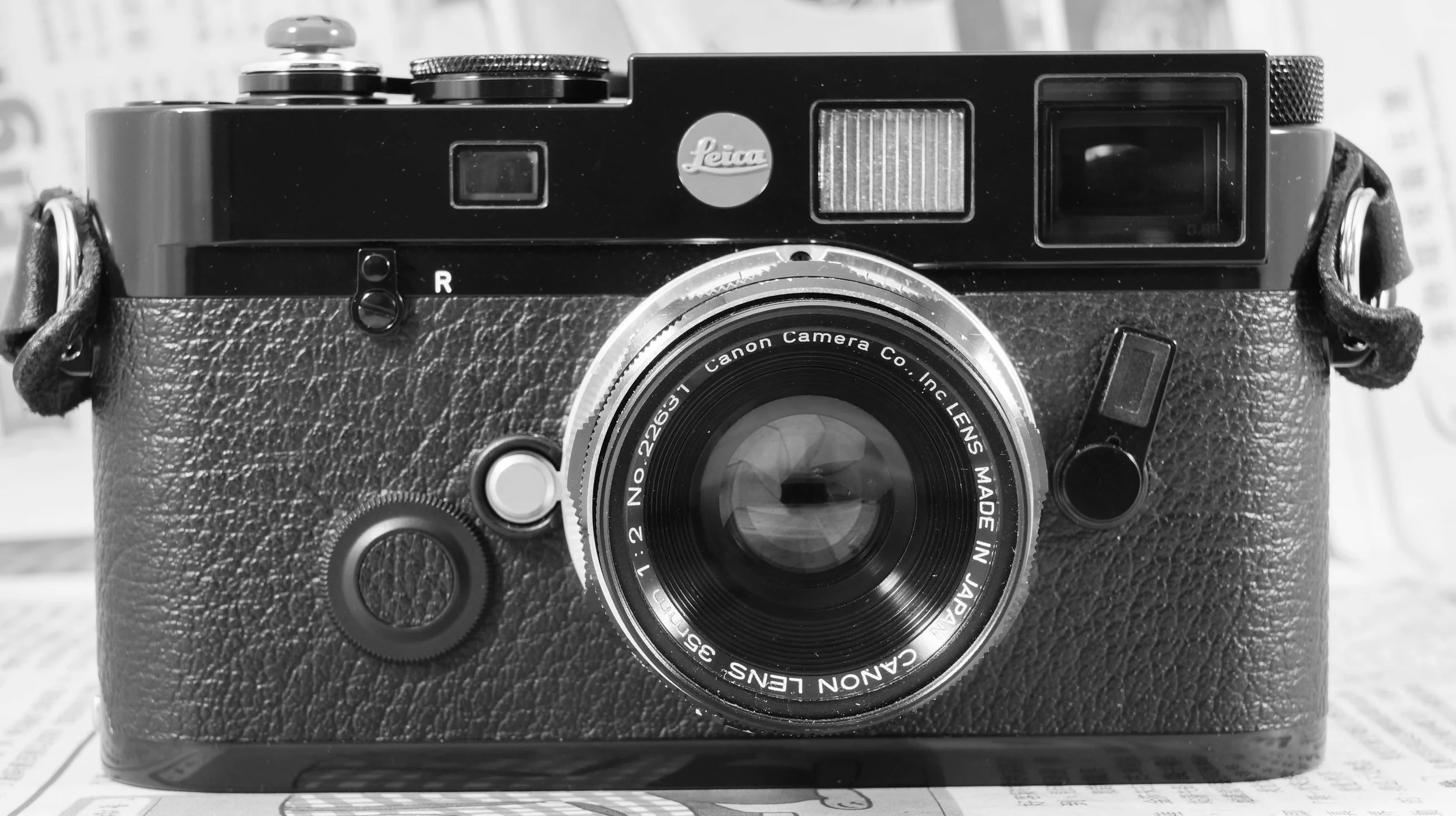 Leica M6 TTL ICS 0.85x Black Paint with Canon LTM 35mm f/2