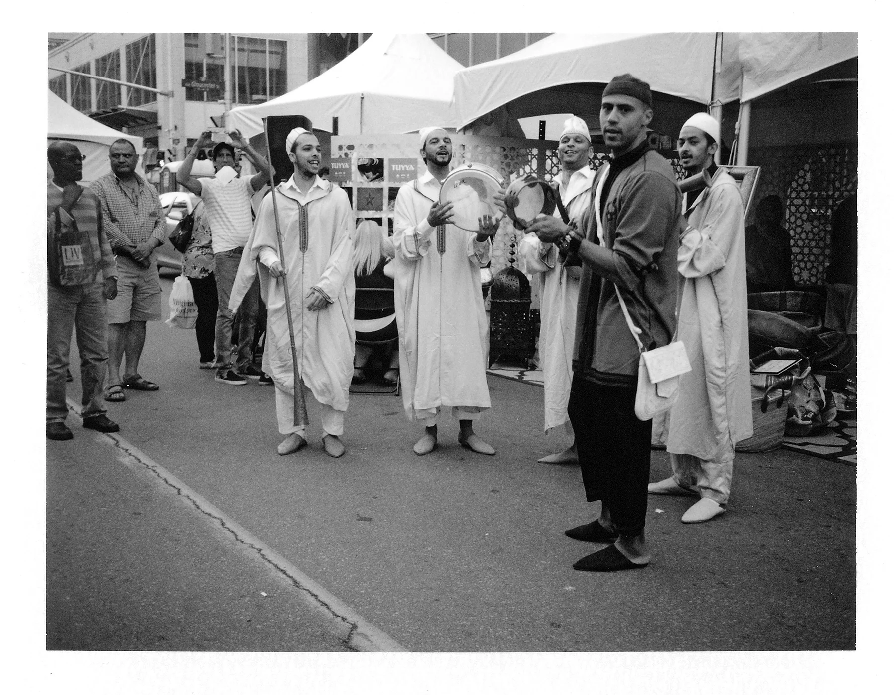 Moroccan Band | Polaroid Land Camera | Fuji Film FP-3000b | Howard Sandler