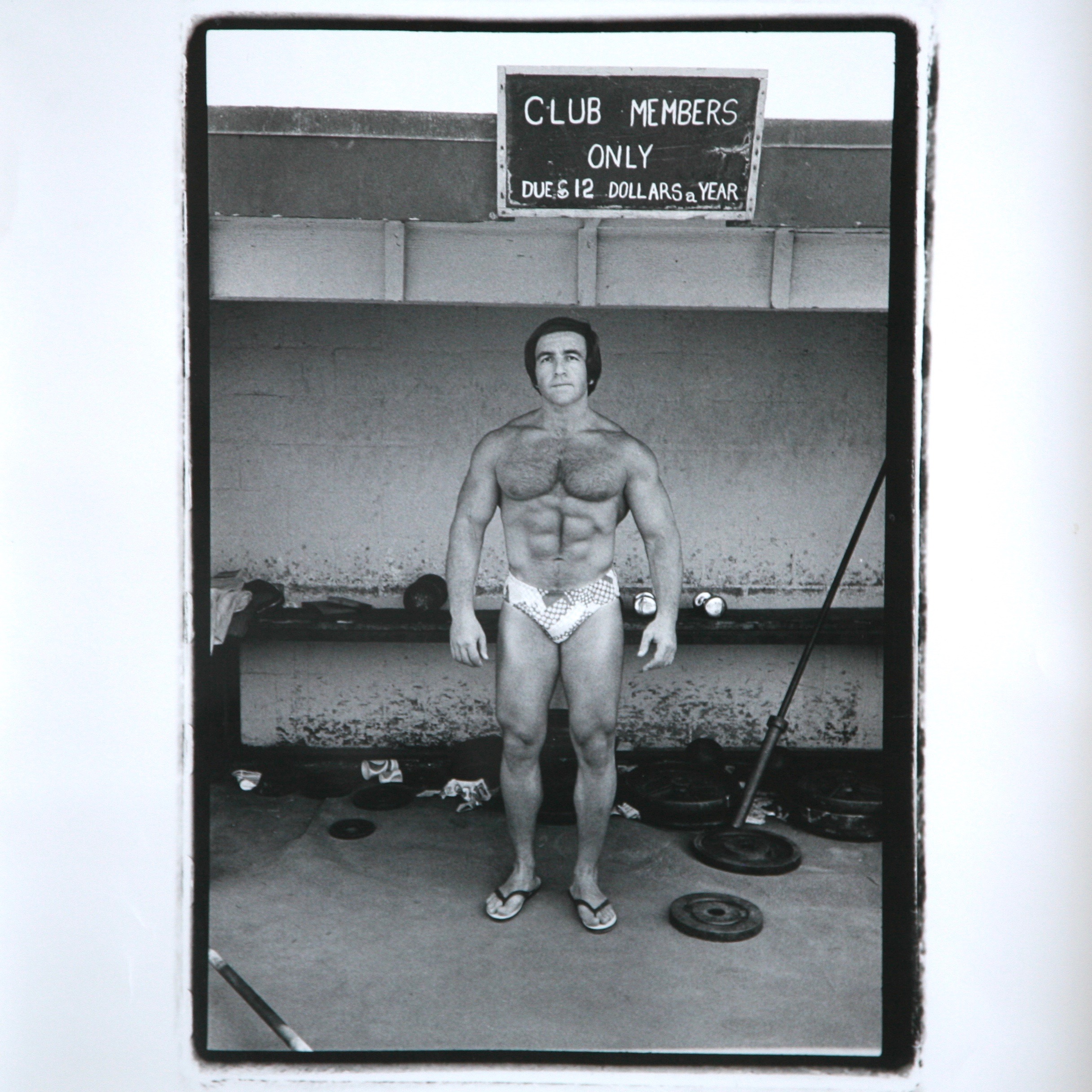3 Muscle Beach, Venice CA 1973 | TriX Silver Print | Leica M2-35mm Summicron 2.8 | Peter Karnig