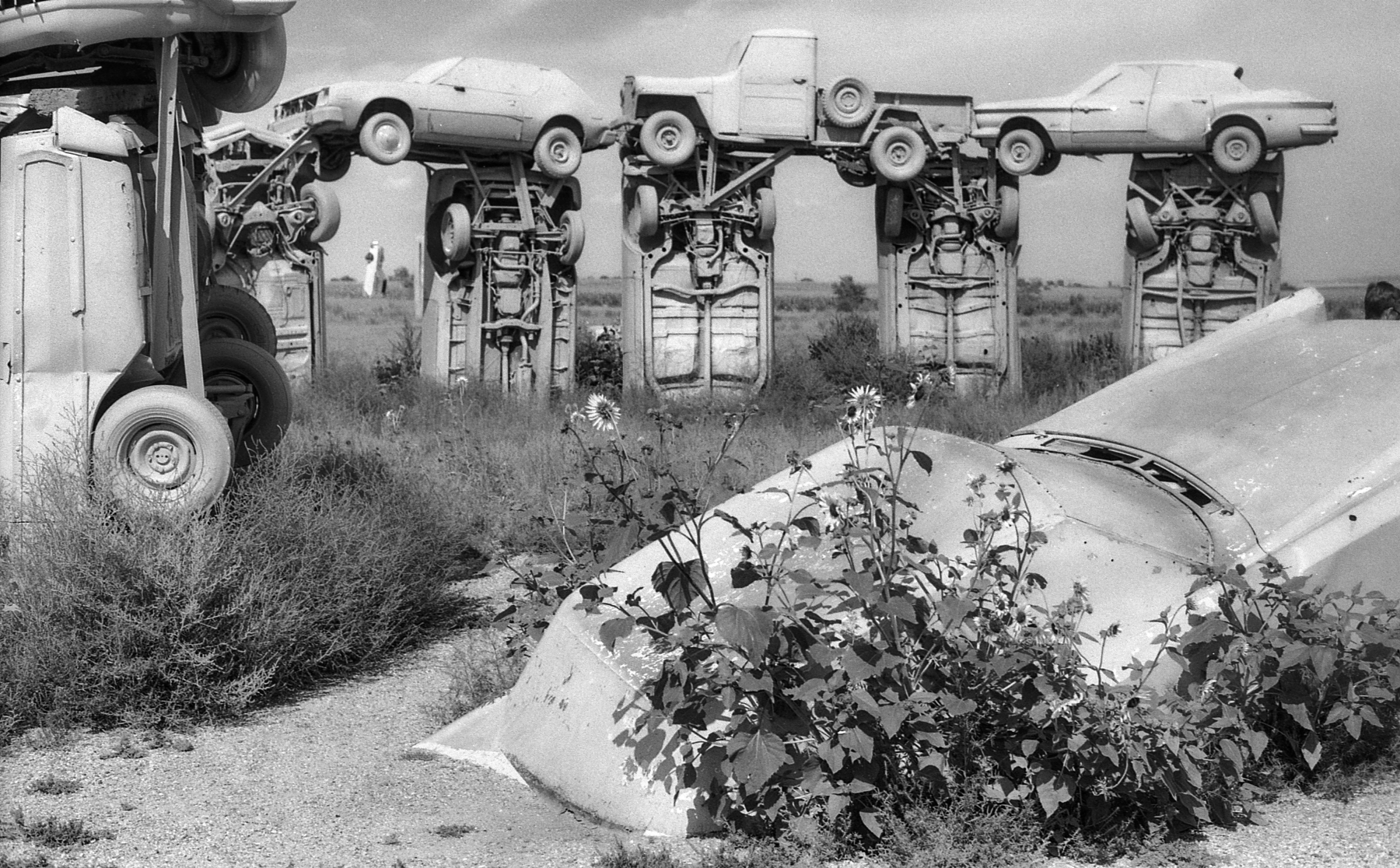  HW &nbsp;Kateley |&nbsp;Carhenge |&nbsp;Minolta Spxi |&nbsp;TMX 100 