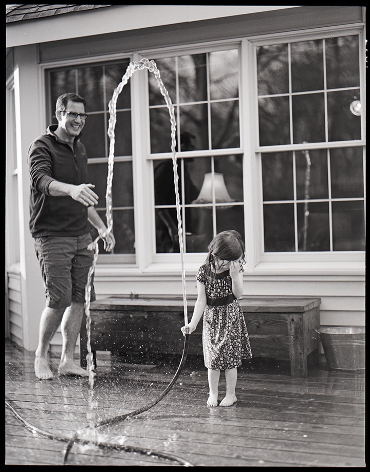 Ellen Goodman | Hosing off the Deck | Pentax 6x7