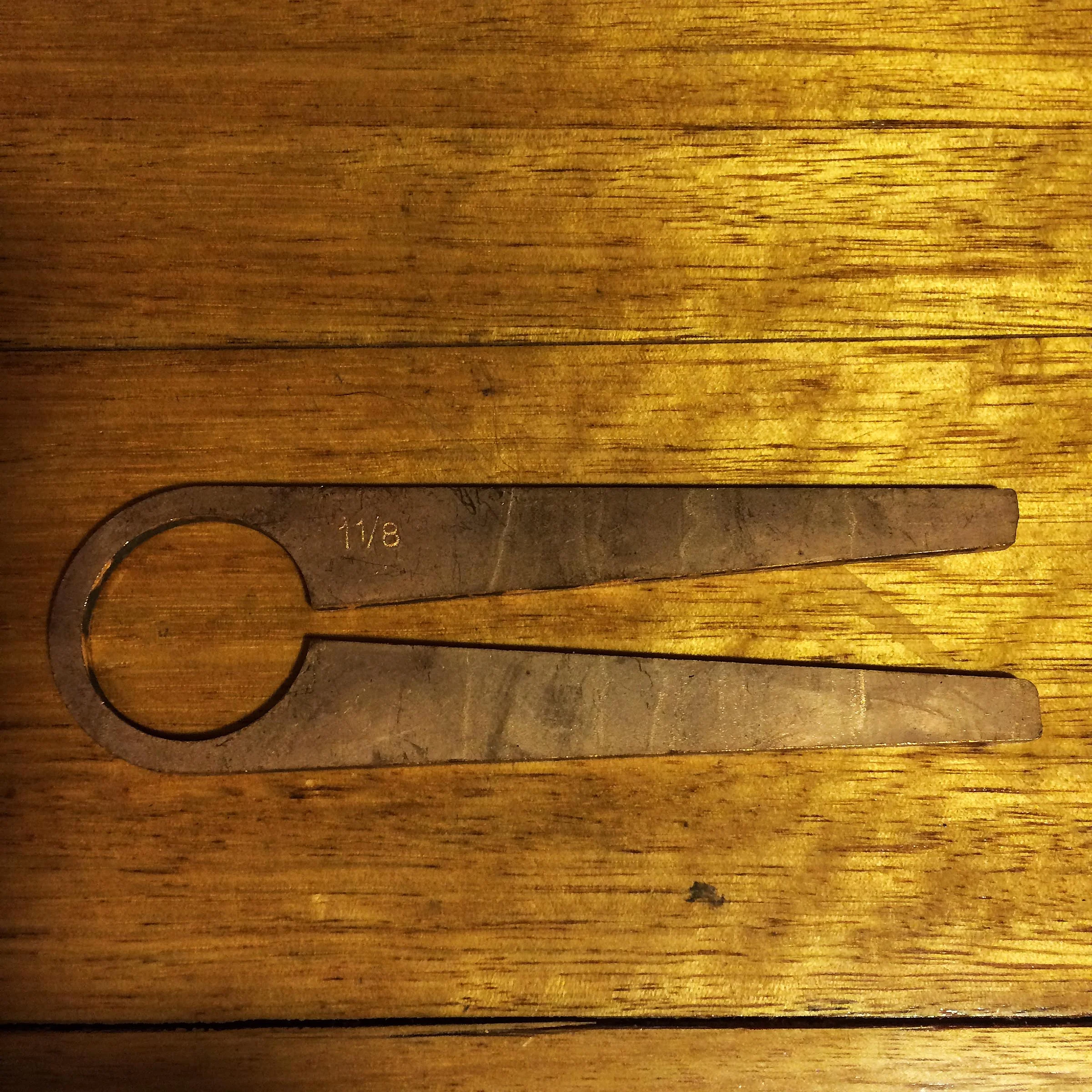 If you specialise in particular models, it’s easy to justify buying or making those special tools that save time, effort, or minimise accidental damage. Micro Tools sell these collet wrenches in a wide range of sizes. They’re tailor made for loosening tight lens groups or other round parts with minimal effort and—critically—without damaging them. As one of just a few people to regularly work on Zeiss Contaflex SLRs, I bought this wrench specifically for removing the often tight centre lens group of these quality lens shutter SLRs, without distorting and damaging their soft, brass mounts.
