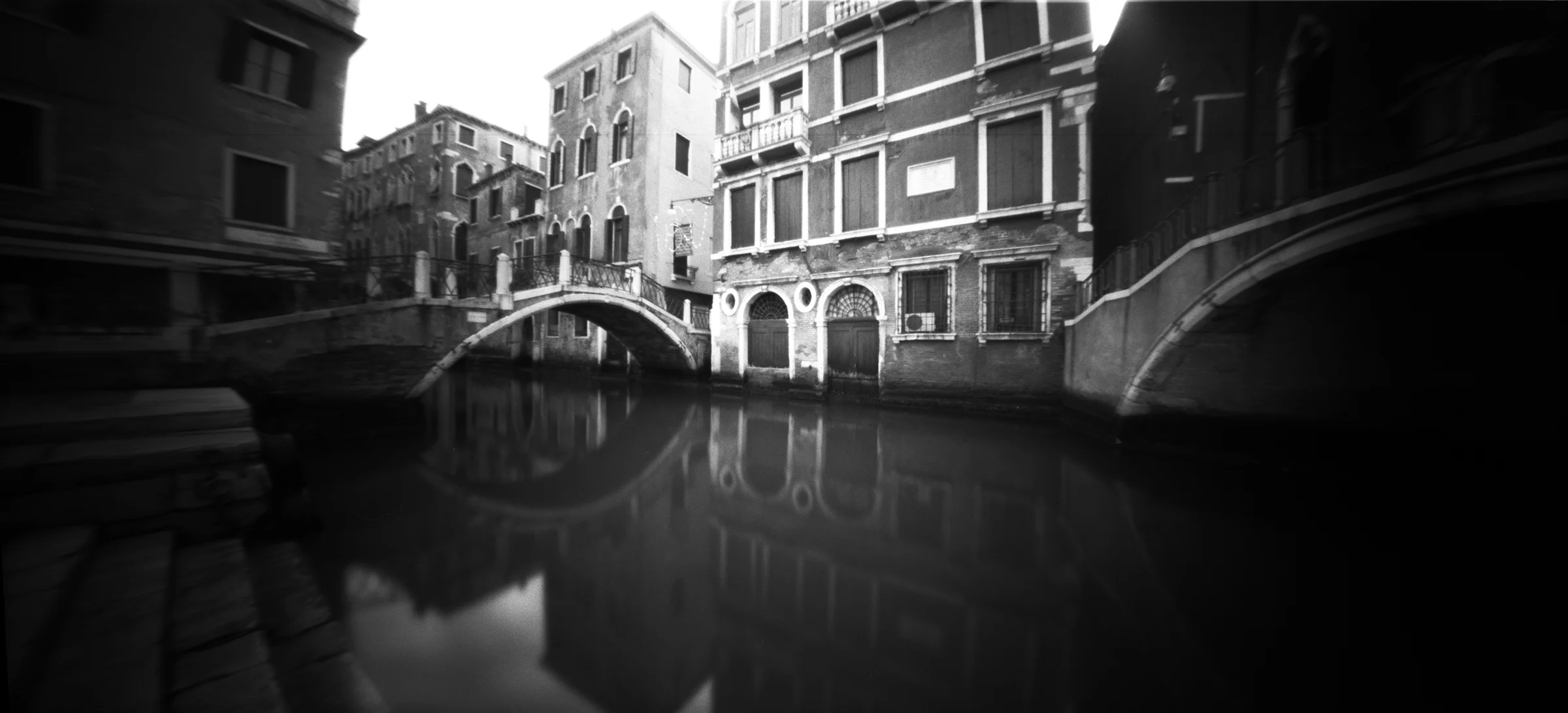 Ponte de la Cortesia - Venice, Italy - Ilford FP4+ in an 8banners pinhole camera
