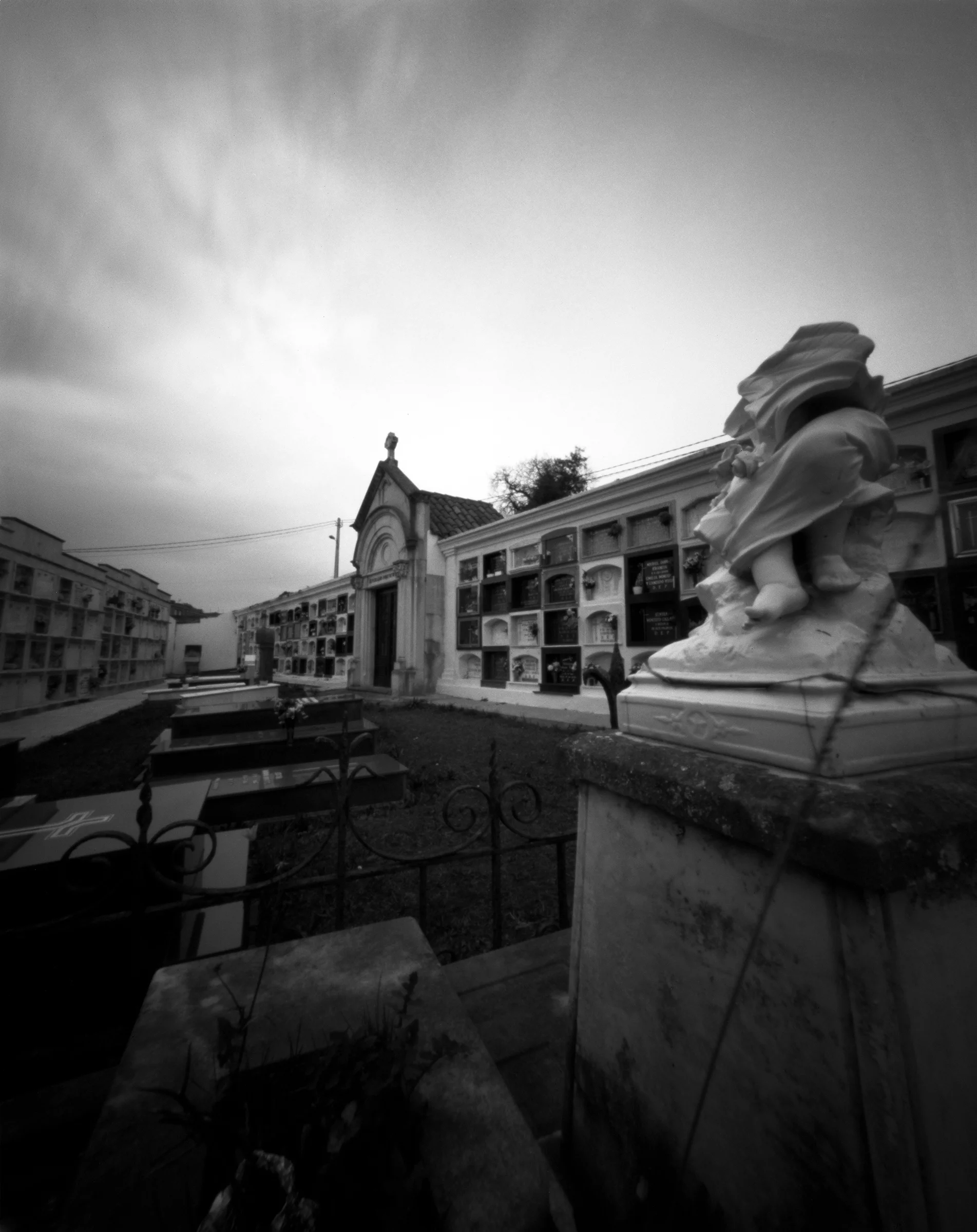 Cemetery of Lastres - Asturias, Spain - Fomapan 200 ASA in a Zero image 45 pinhole camera