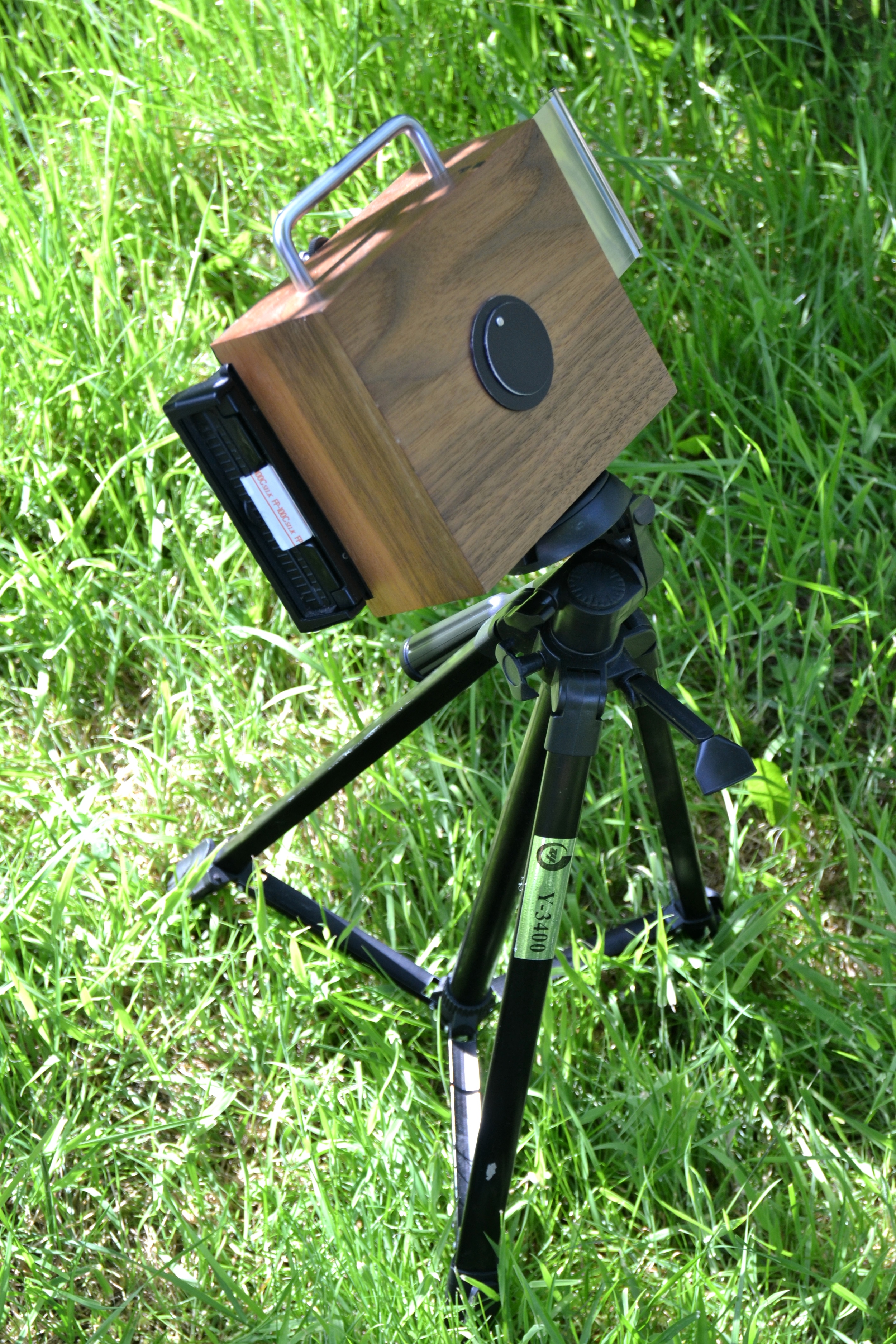 5x4 pinhole camera, polaroid back