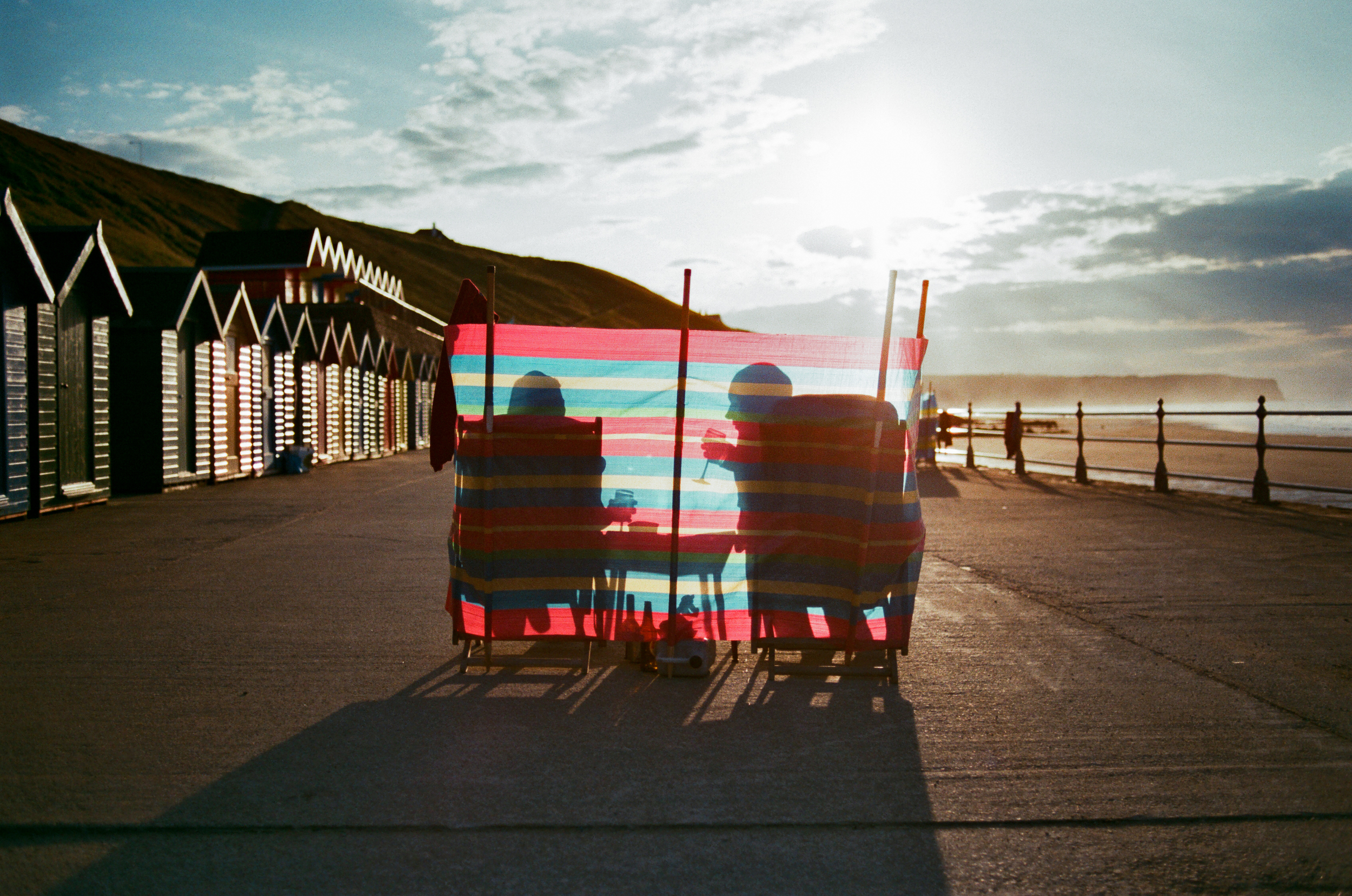 Whitby Beach Huts | Nikon F5 | 35mm | Agfa Vista 200 | Mark Hillyer