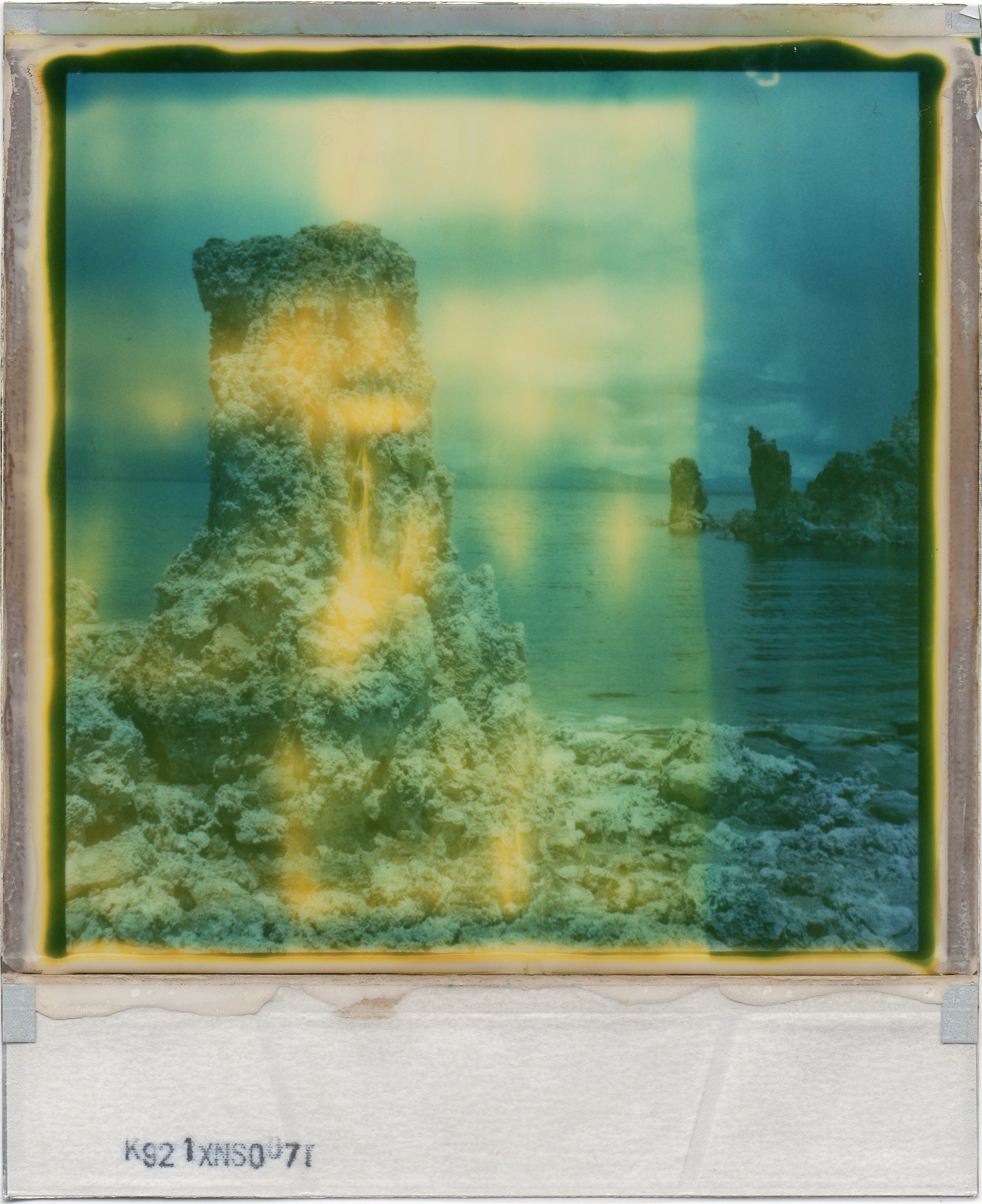 Mono Lake | Polaroid SX70 Sonar | Polaroid 70 (Expired) | Julia Beyer | @juliabeyer