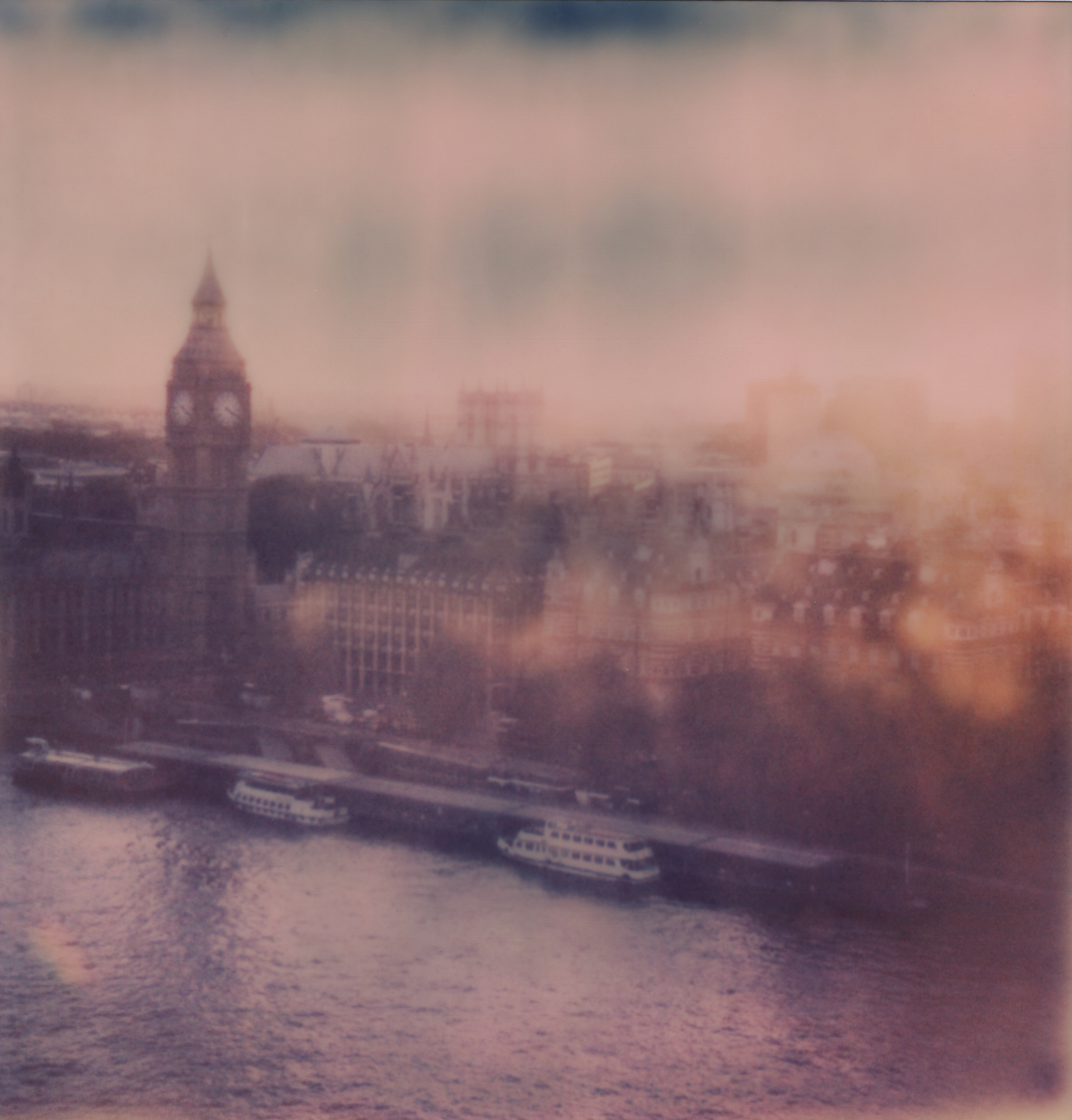 London Eye Sunset | Impossible Project Instant Lab | Heather Polley