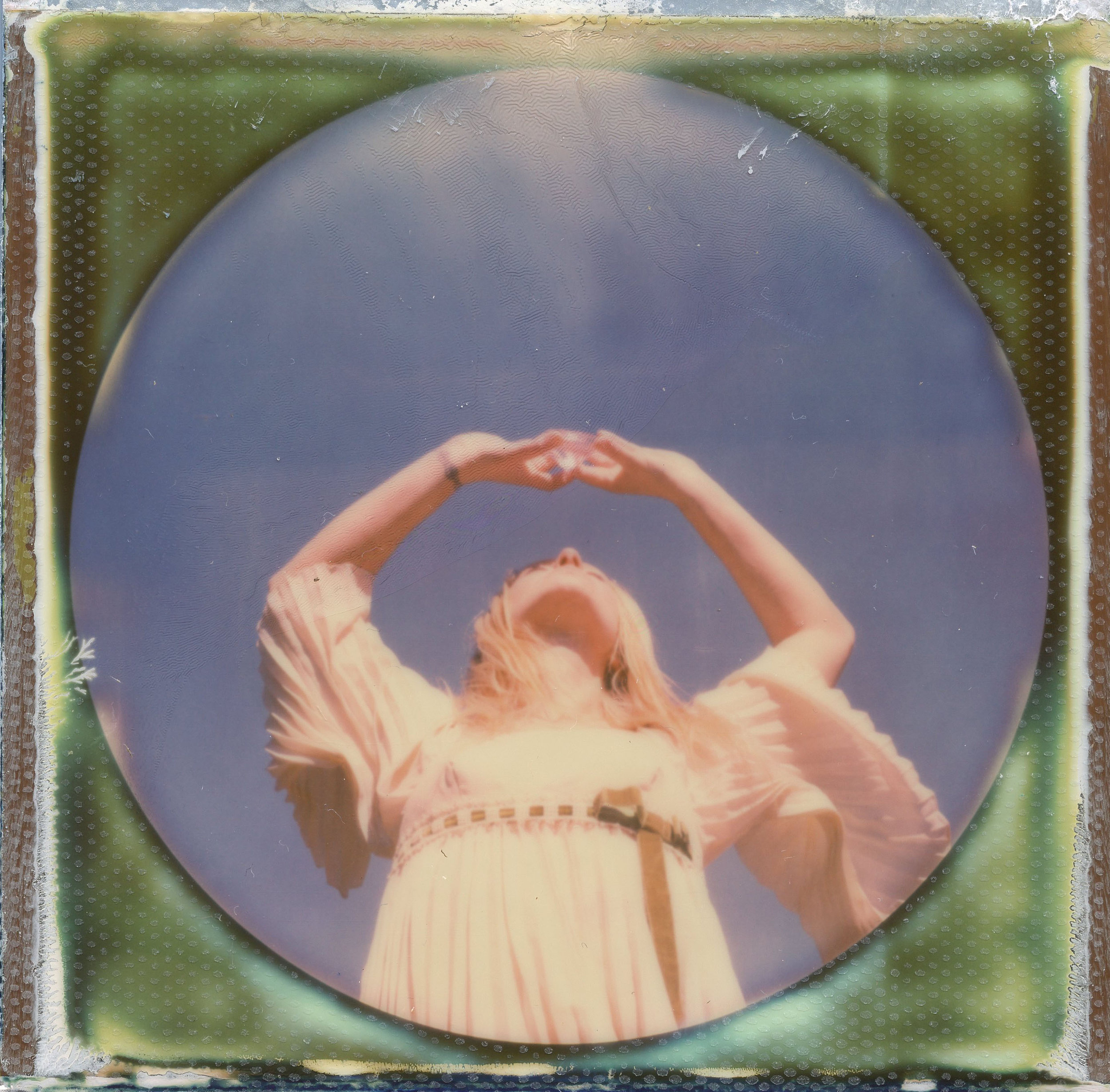Crystal Conscience | SX-70 | Expired Impossible Project Round Frame | Britt Grimm