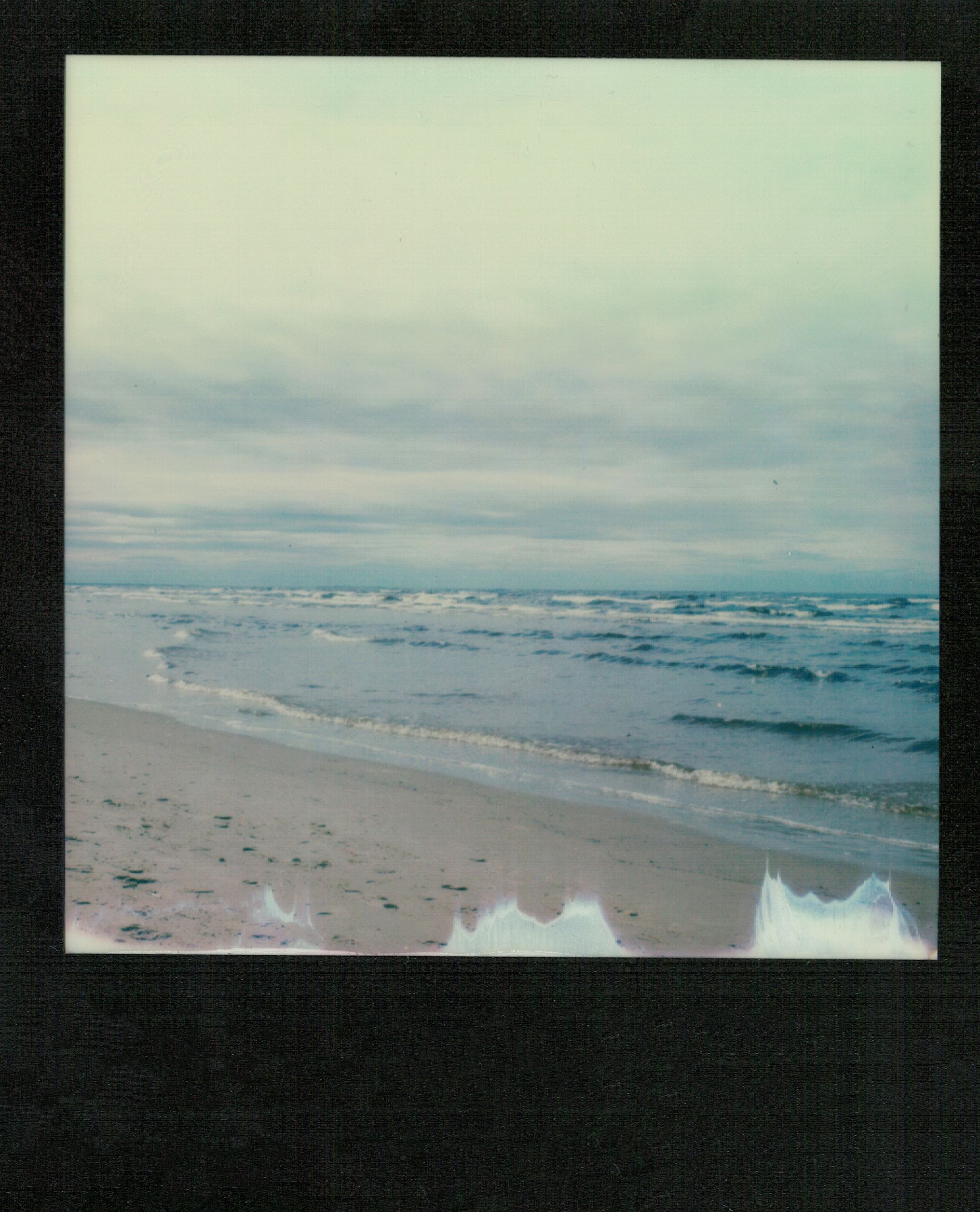 Nothing but a sea | Polaroid SX70 | Alpha 1 | Impossible Color  | ND filter | Ioana Taut