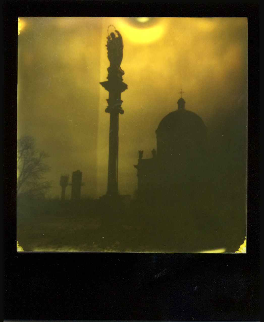 Sign From Above | Polaroid Impulse AF | Impossible Project Duochrome Film | Ostap Protsyk