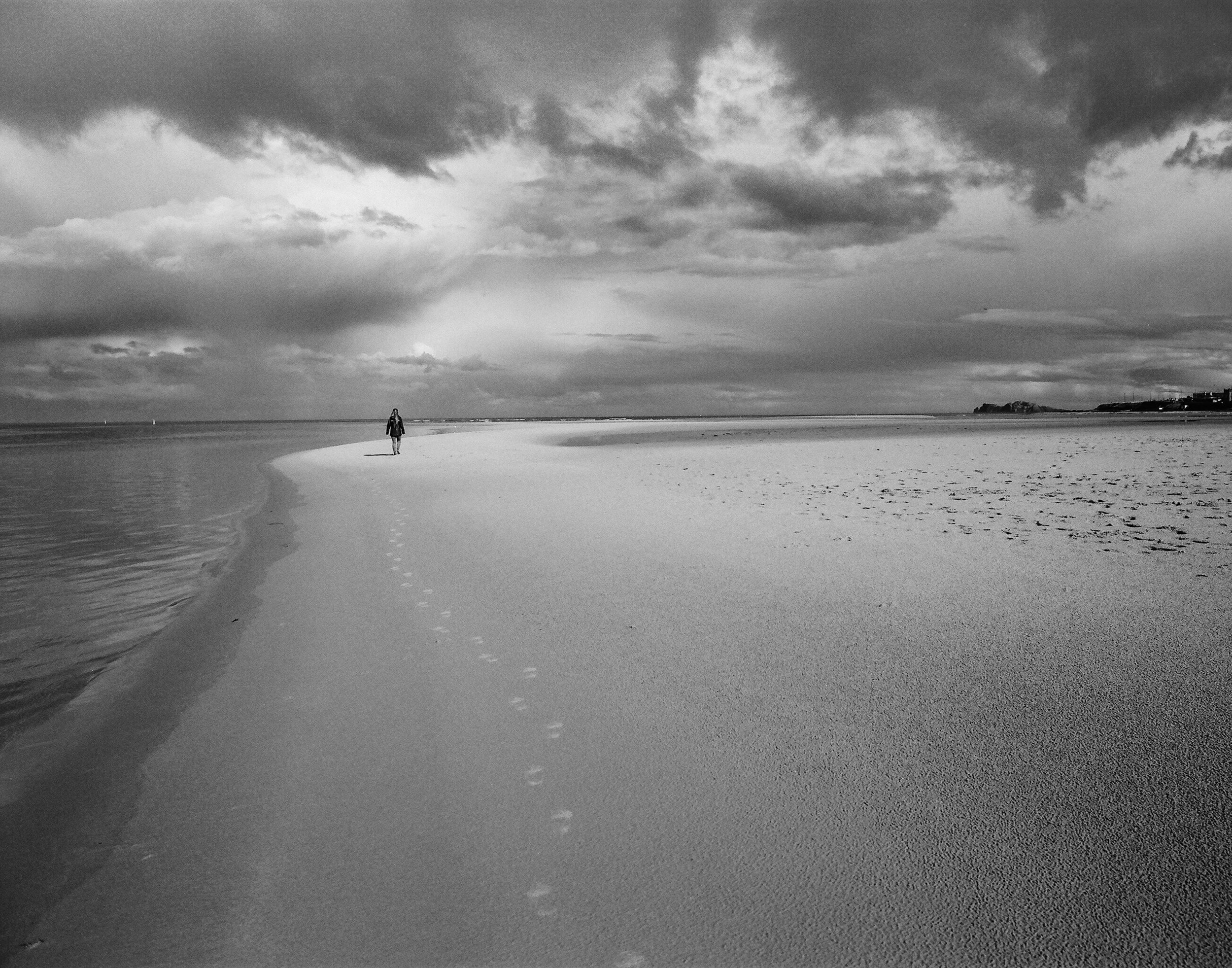 Alone At Malahide | Leica M6 | Ilford Delta 100 | Mike Ruble